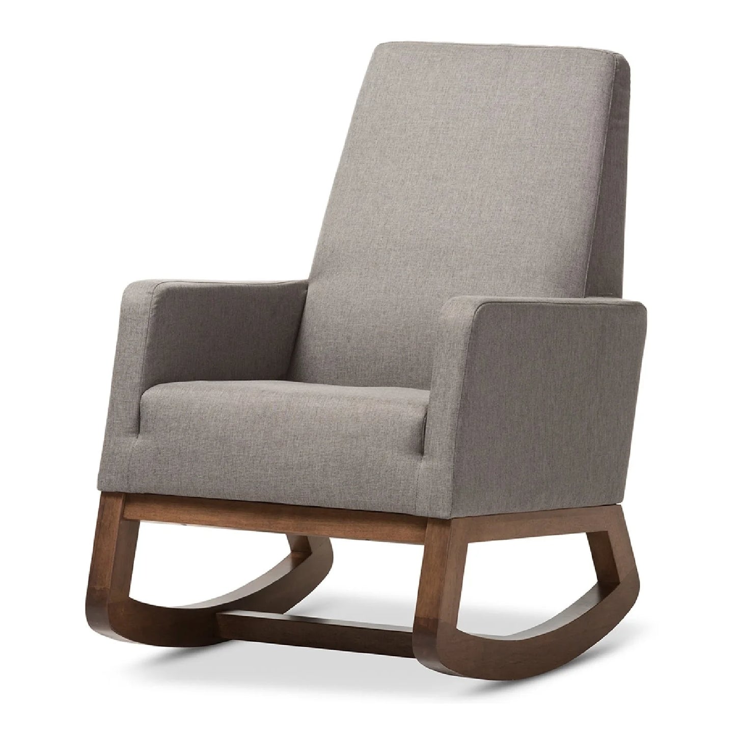 Luxury Fabric Rocking Chair Modern Italian Style for Villa