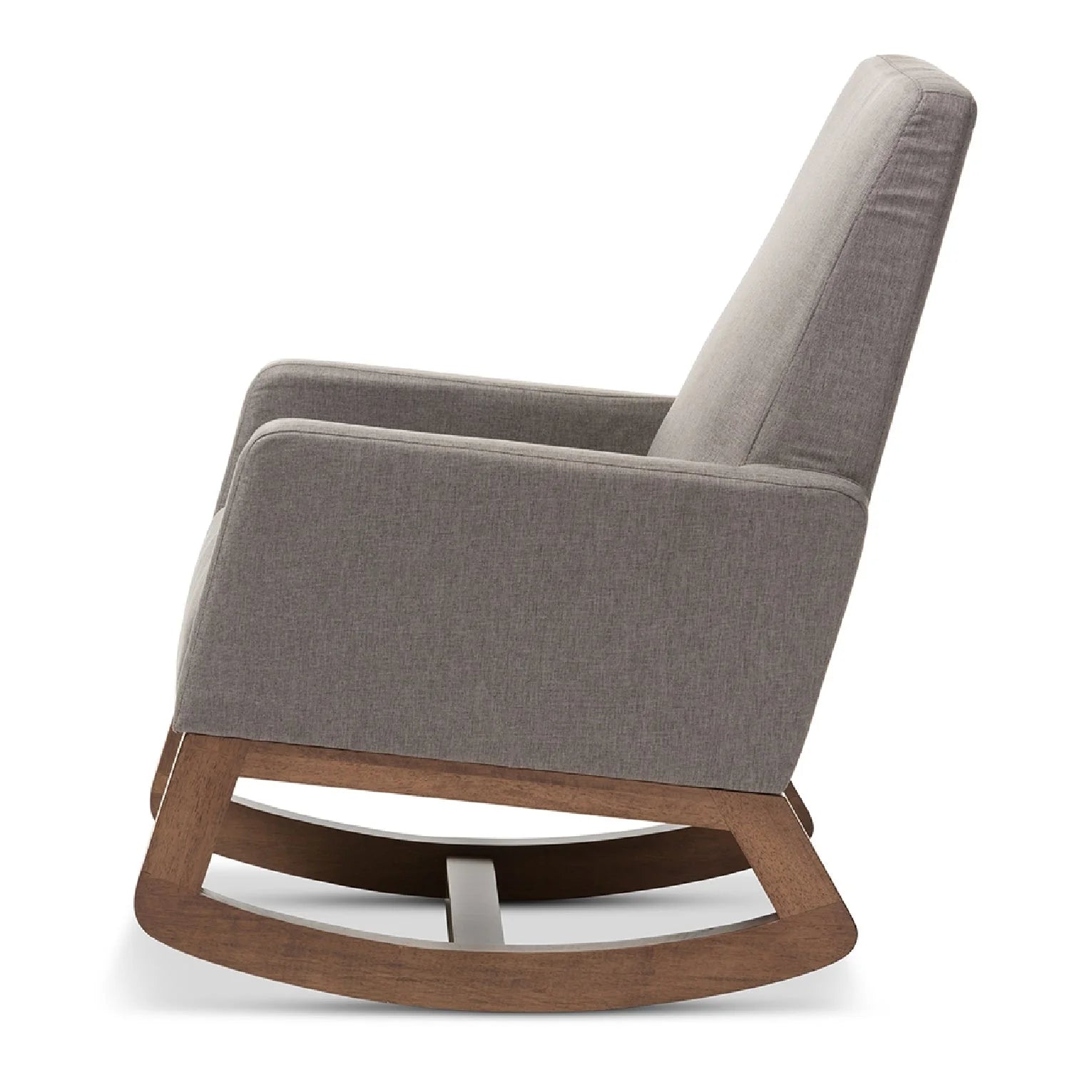 Luxury Fabric Rocking Chair Modern Italian Style for Villa
