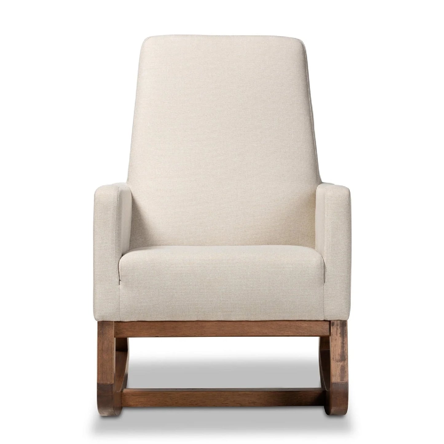Luxury Fabric Rocking Chair Modern Italian Style for Villa