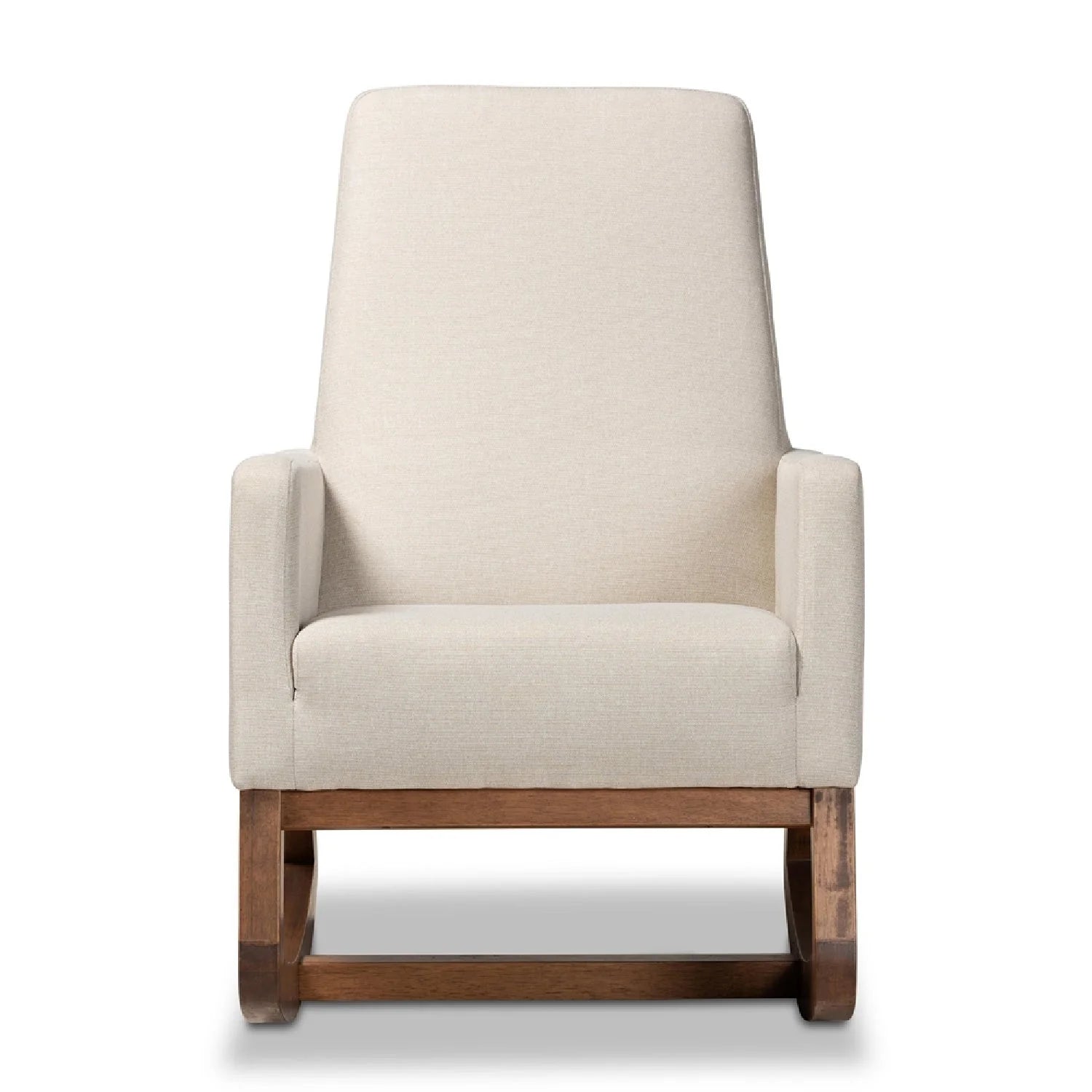 Luxury Fabric Rocking Chair Modern Italian Style for Villa