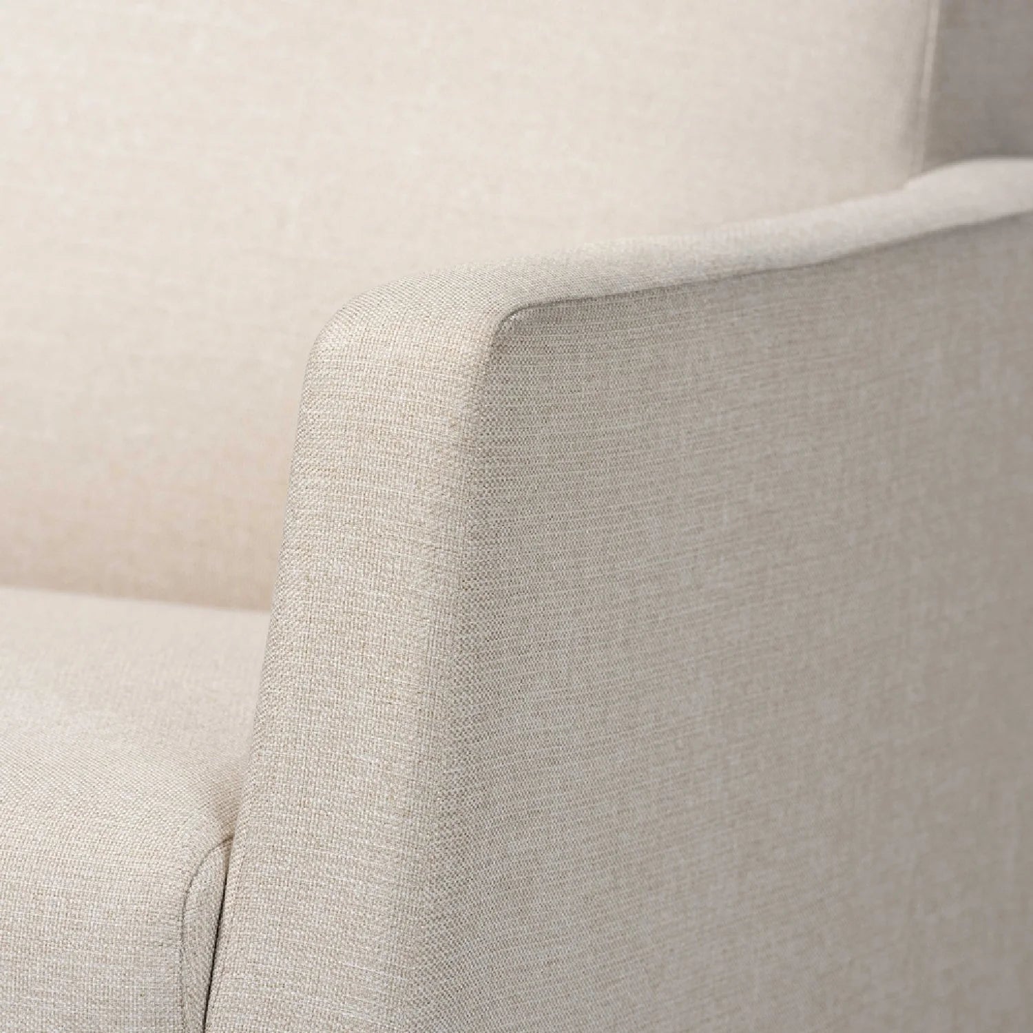 Luxury Fabric Rocking Chair Modern Italian Style for Villa
