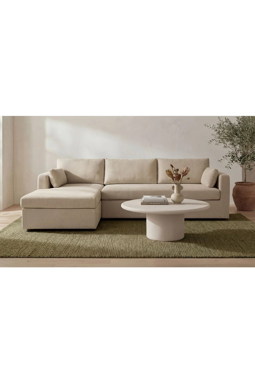Luxury Fabric Sectional Sofa Modern Italian Style for Villa
