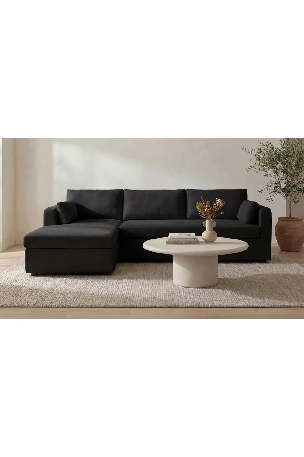 Luxury Fabric Sectional Sofa Modern Italian Style for Villa