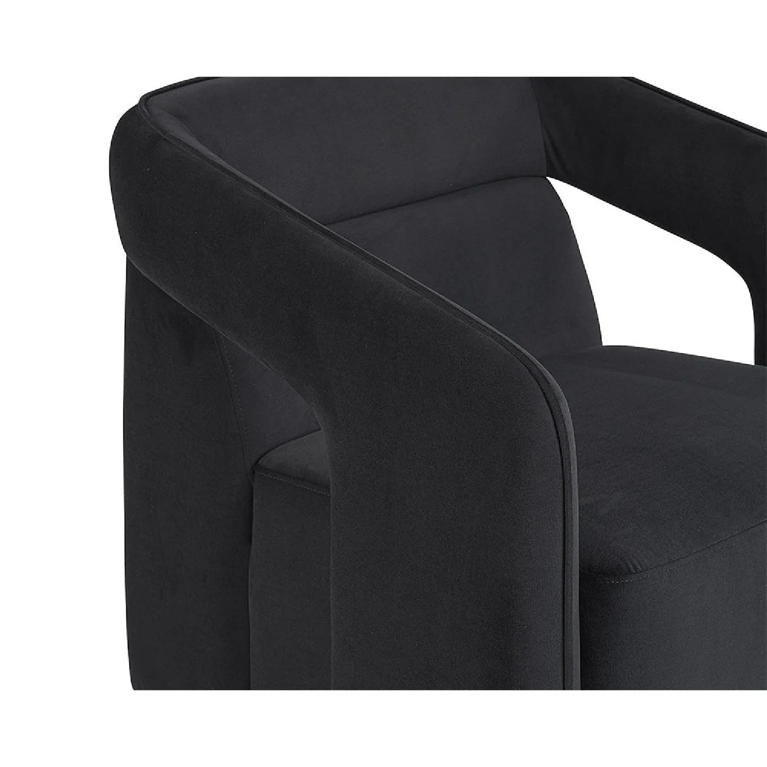 Luxury Fabric Swivel Accent Chair Modern Italian Style for Villa