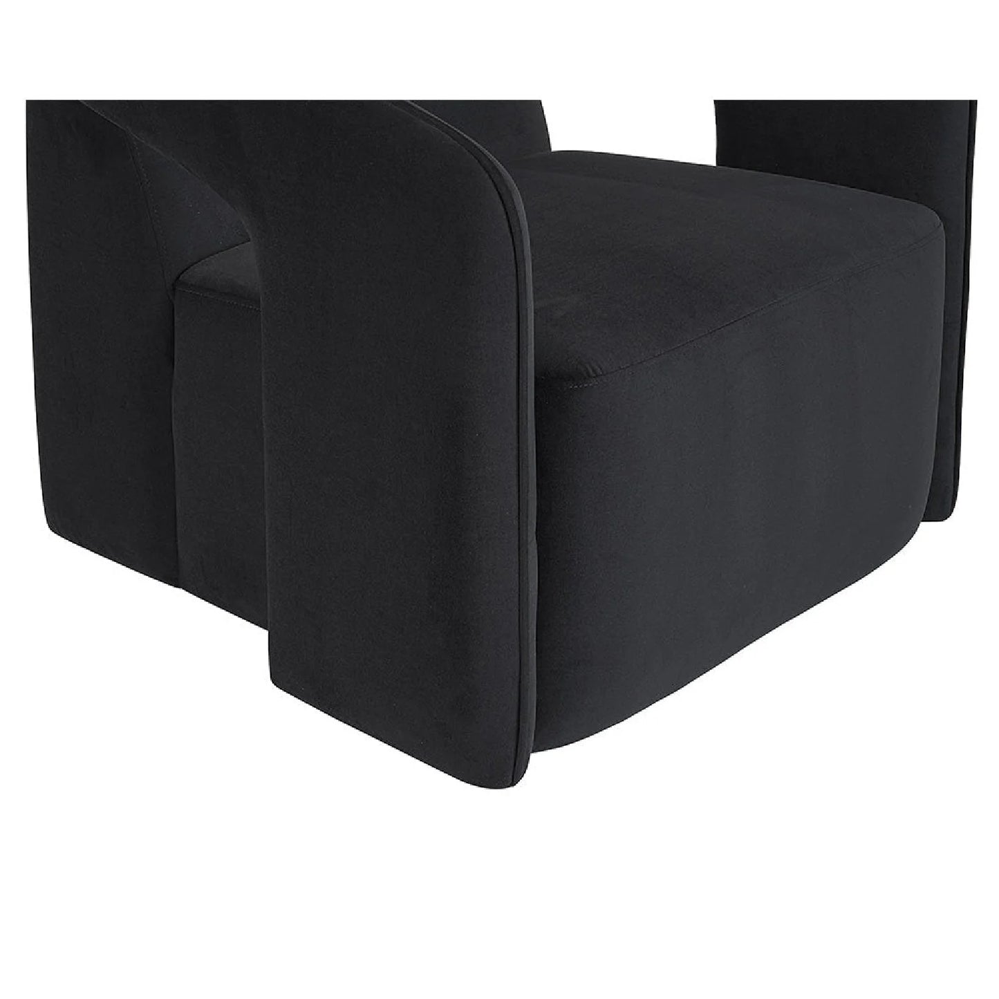 Luxury Fabric Swivel Accent Chair Modern Italian Style for Villa