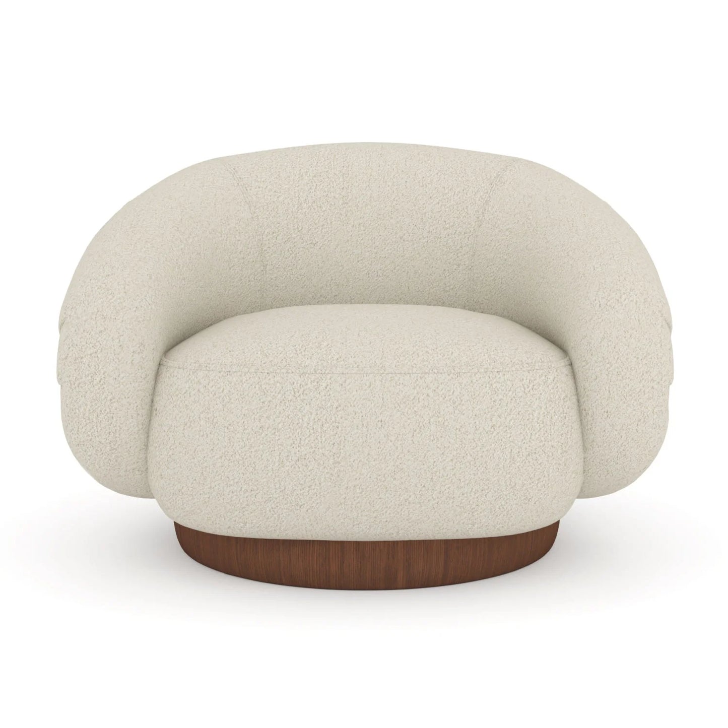 Luxury Fabric Swivel Accent Chair Modern Italian Style for Villa
