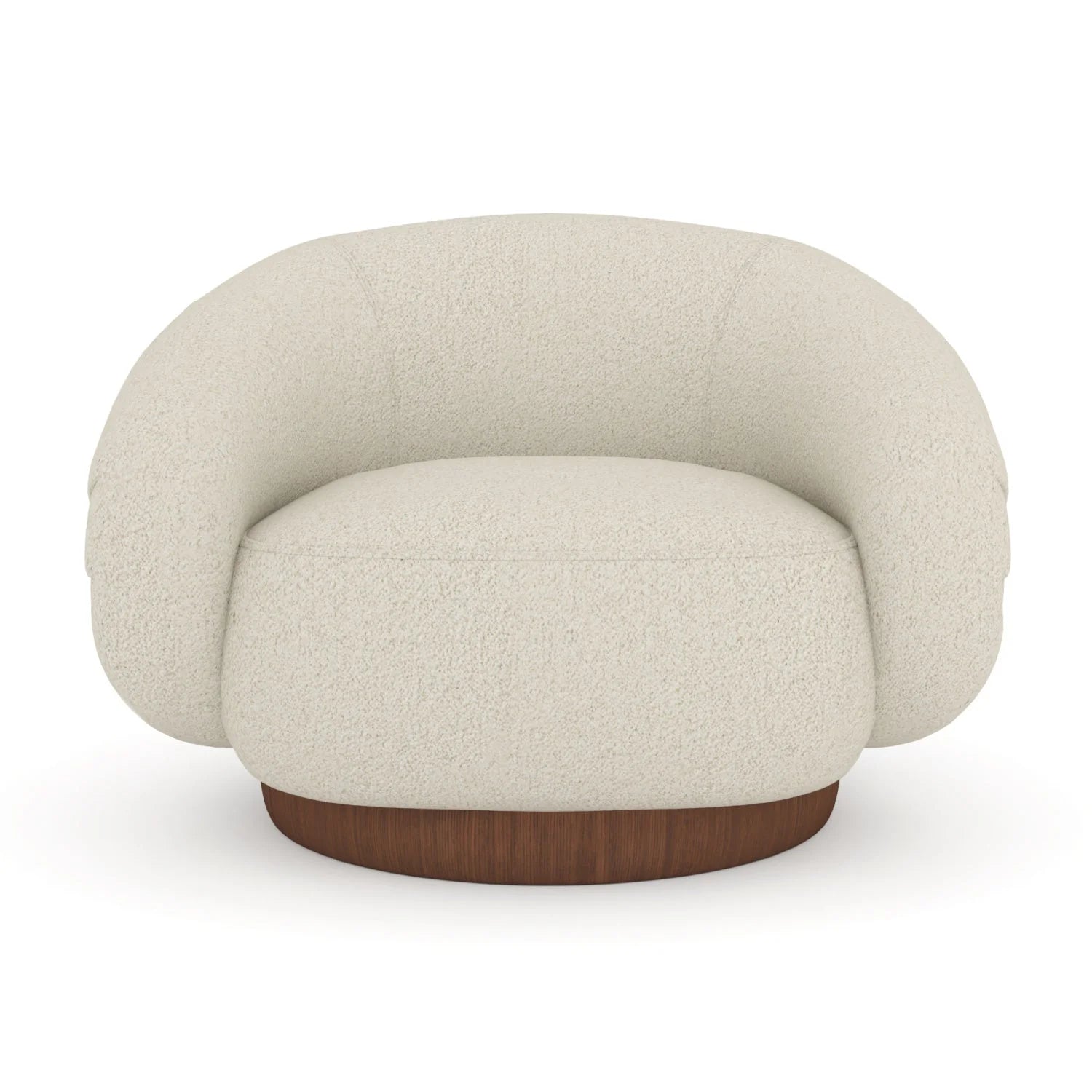 Luxury Fabric Swivel Accent Chair Modern Italian Style for Villa