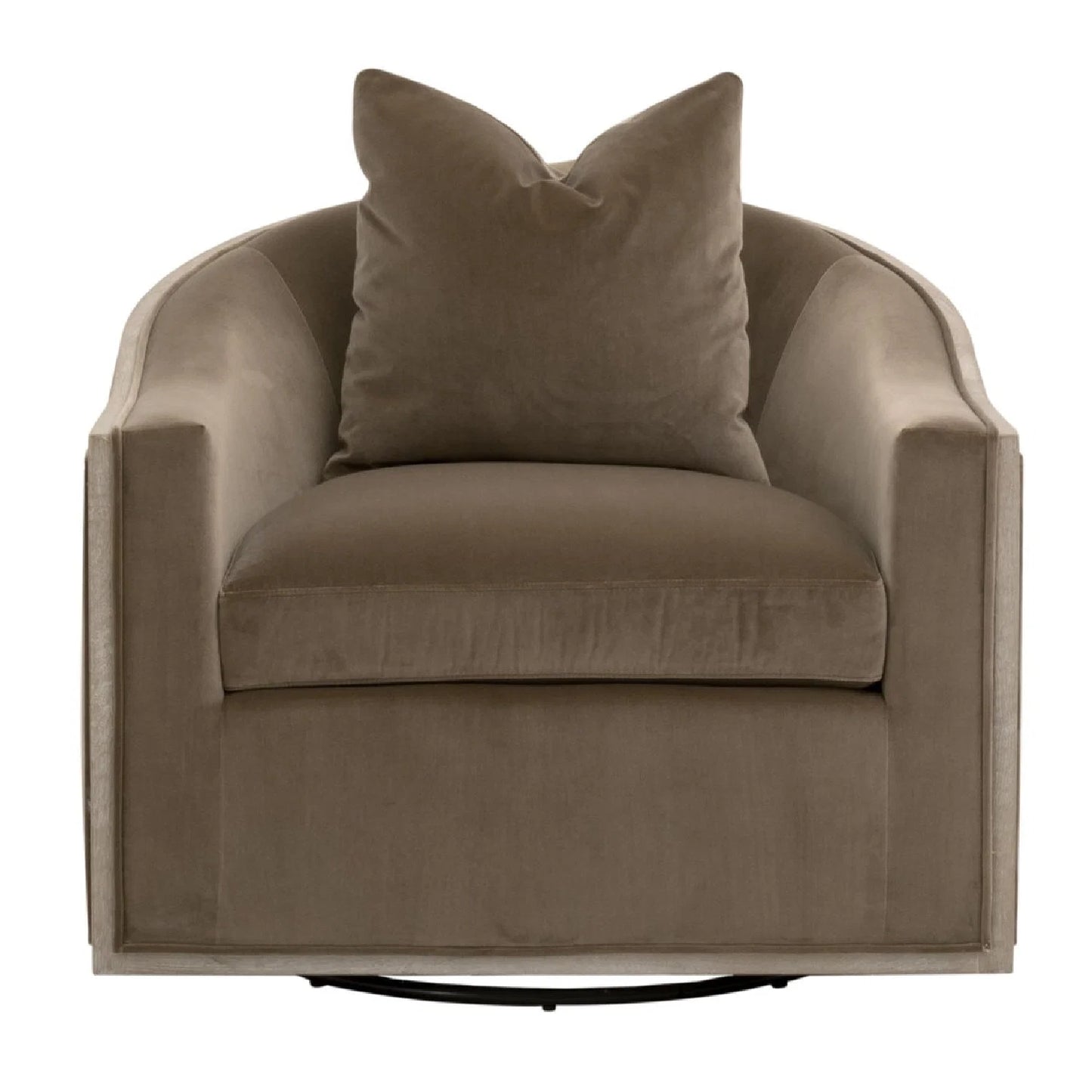 Luxury Fabric Swivel Lounge Chair Modern Italian Style for Villa