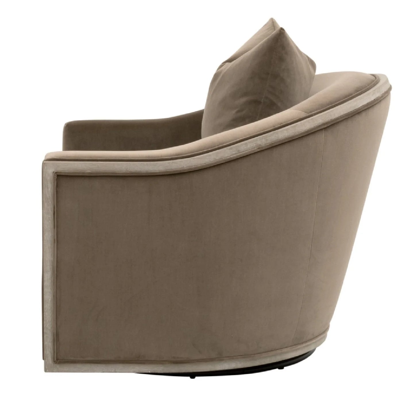 Luxury Fabric Swivel Lounge Chair Modern Italian Style for Villa