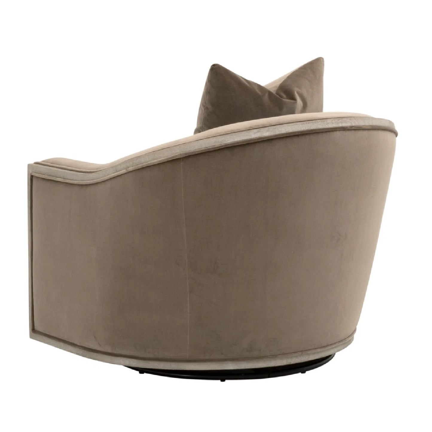 Luxury Fabric Swivel Lounge Chair Modern Italian Style for Villa
