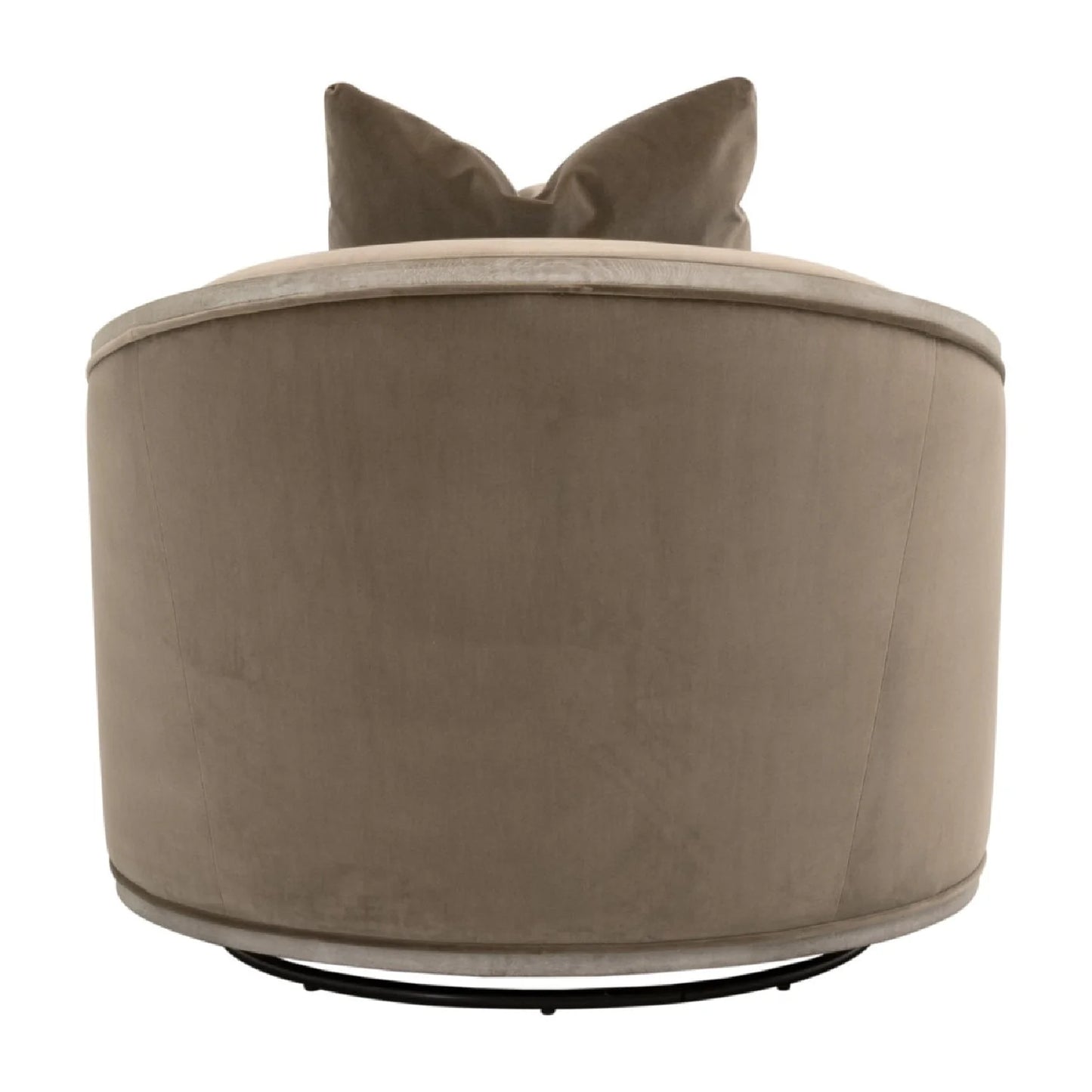 Luxury Fabric Swivel Lounge Chair Modern Italian Style for Villa