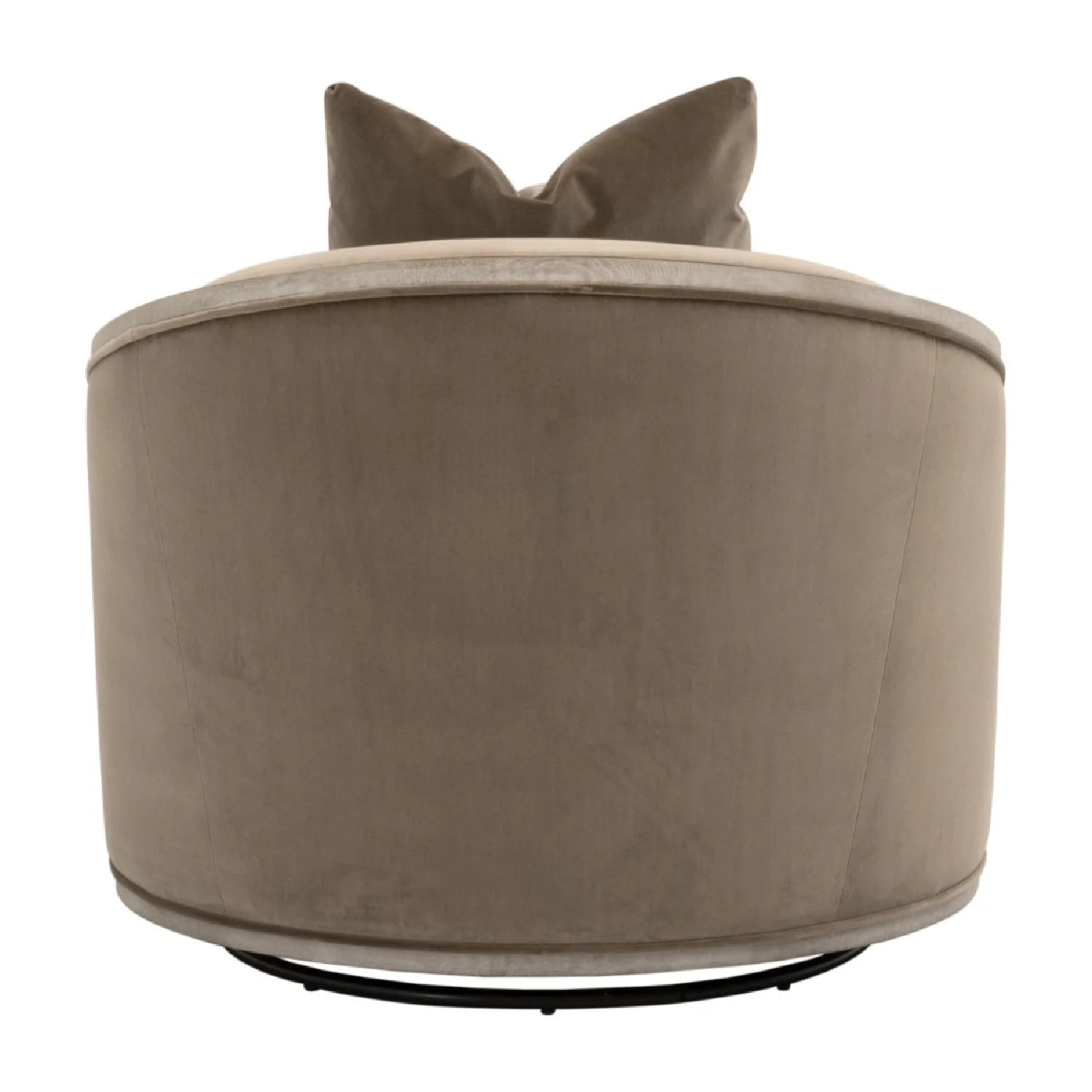 Luxury Fabric Swivel Lounge Chair Modern Italian Style for Villa