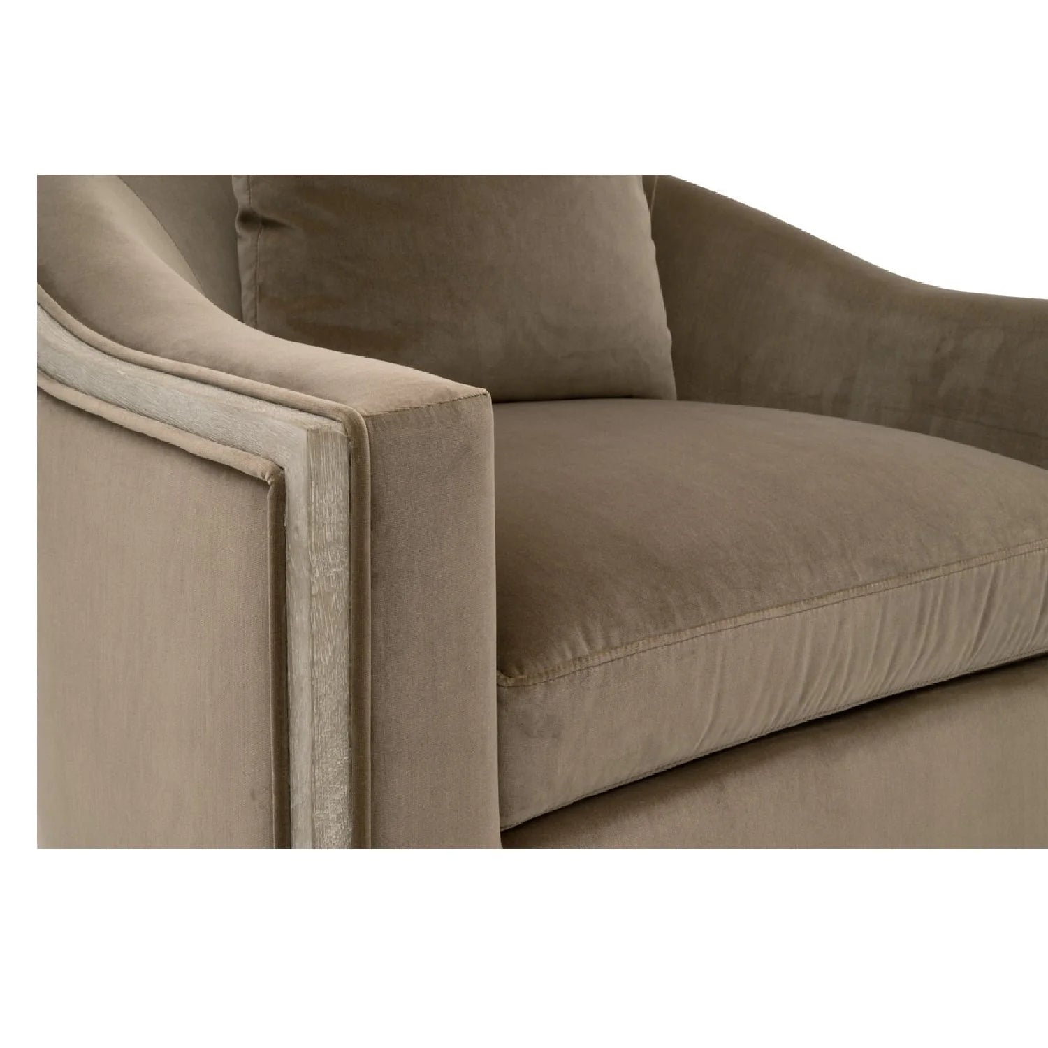 Luxury Fabric Swivel Lounge Chair Modern Italian Style for Villa