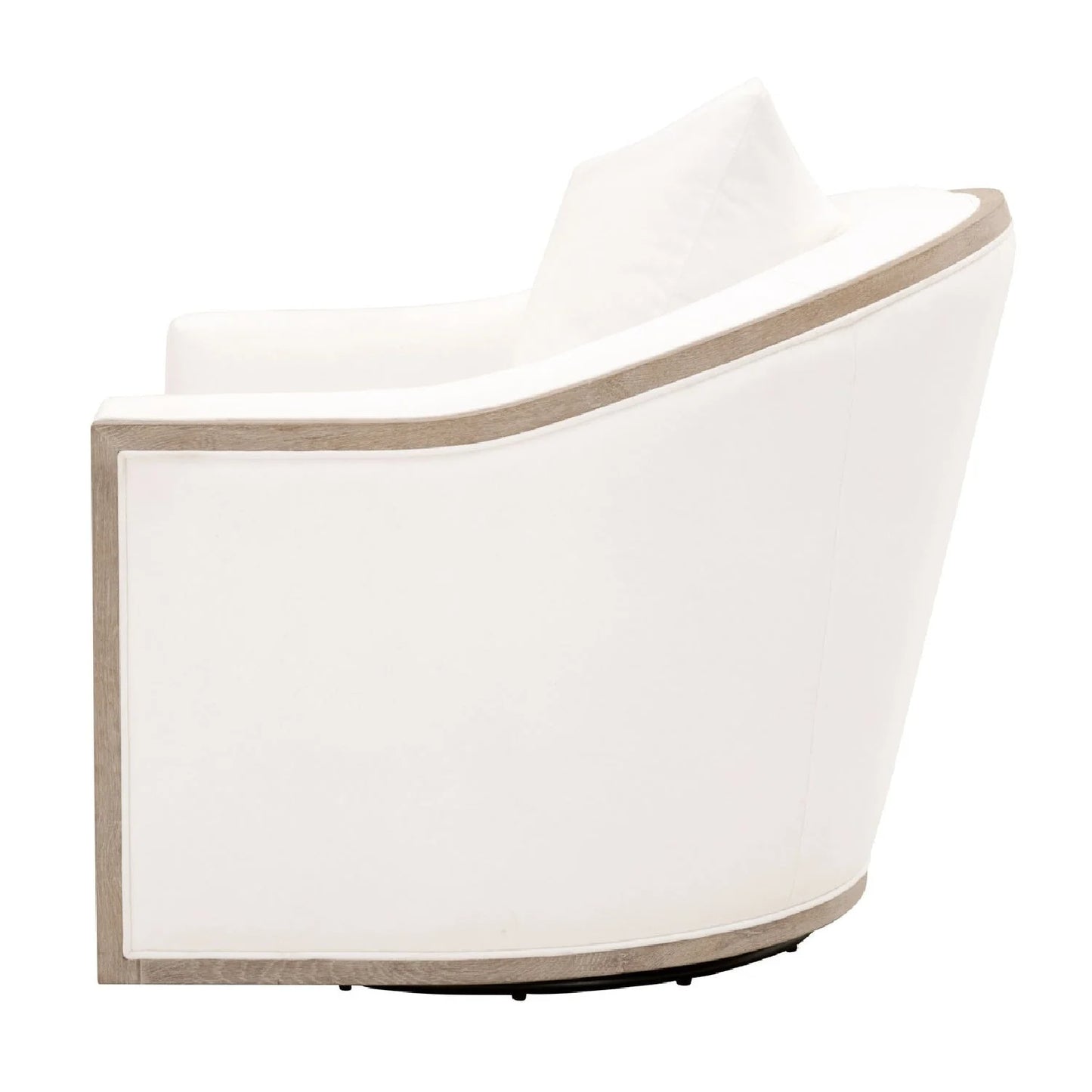 Luxury Fabric Swivel Lounge Chair Modern Italian Style for Villa
