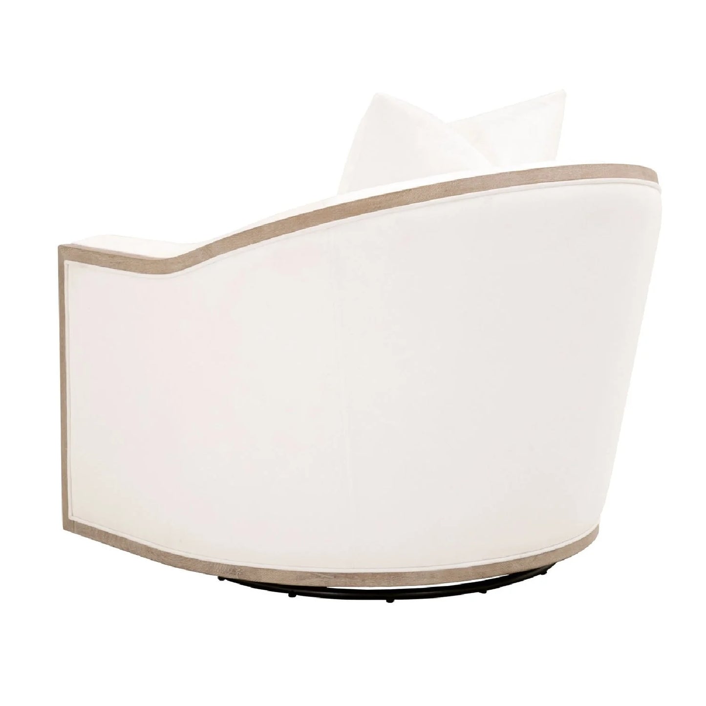 Luxury Fabric Swivel Lounge Chair Modern Italian Style for Villa