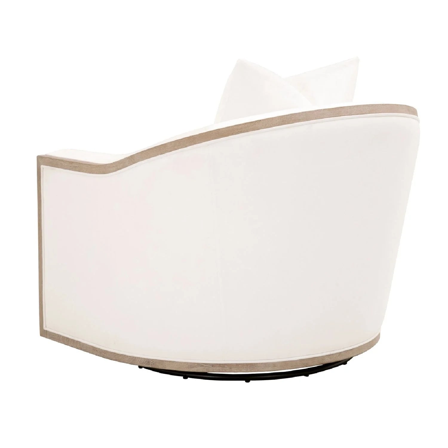Luxury Fabric Swivel Lounge Chair Modern Italian Style for Villa