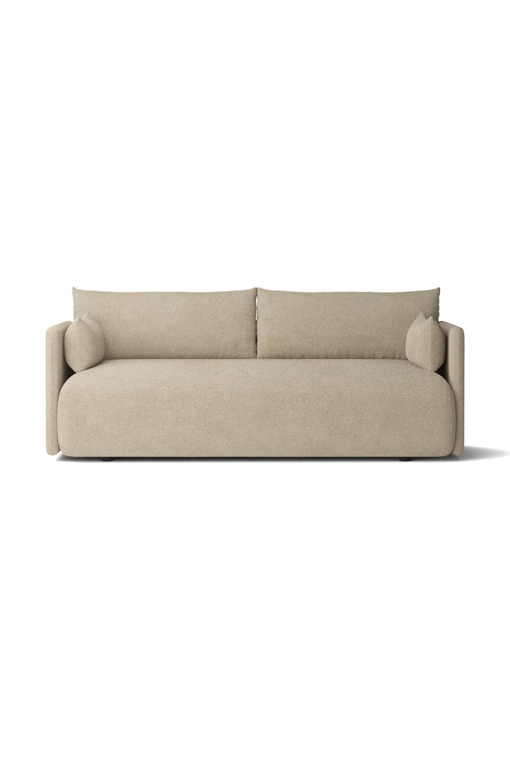 Luxury Fabric Upholstered 2-Seater Sofa Modern Italian Style for Villa