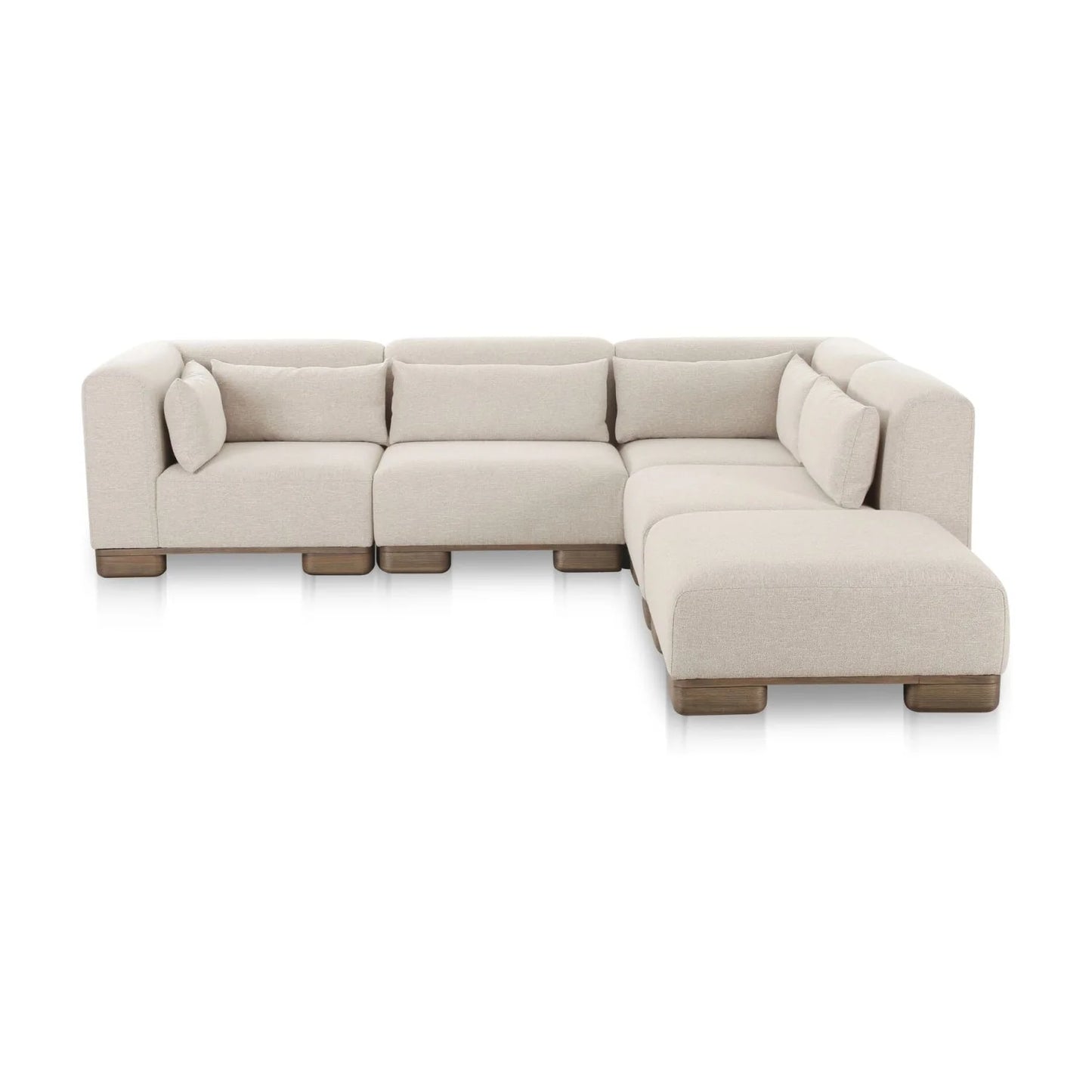 Luxury Fabric Upholstered Modular Sofa Modern Italian Style for Villa
