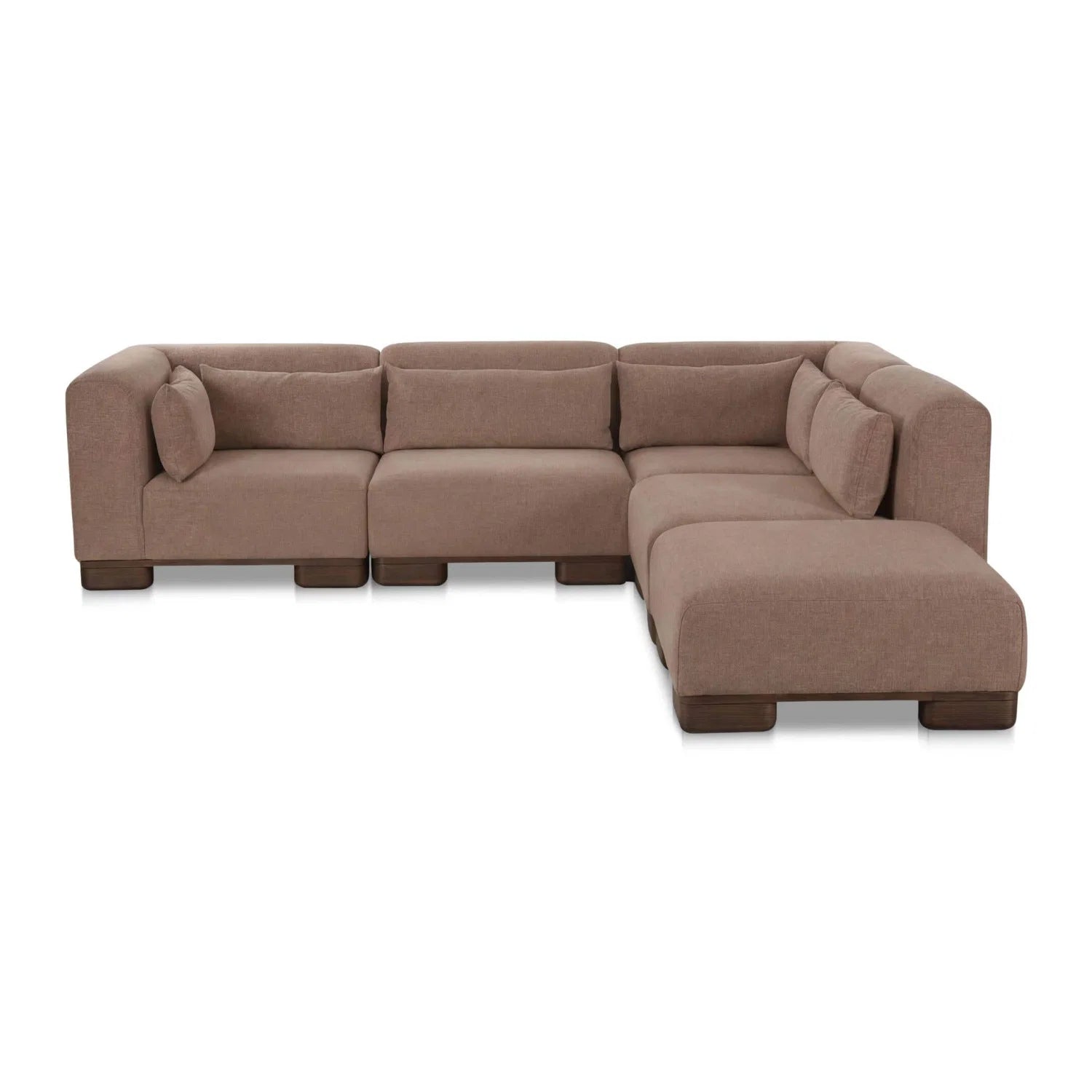 Luxury Fabric Upholstered Modular Sofa Modern Italian Style for Villa