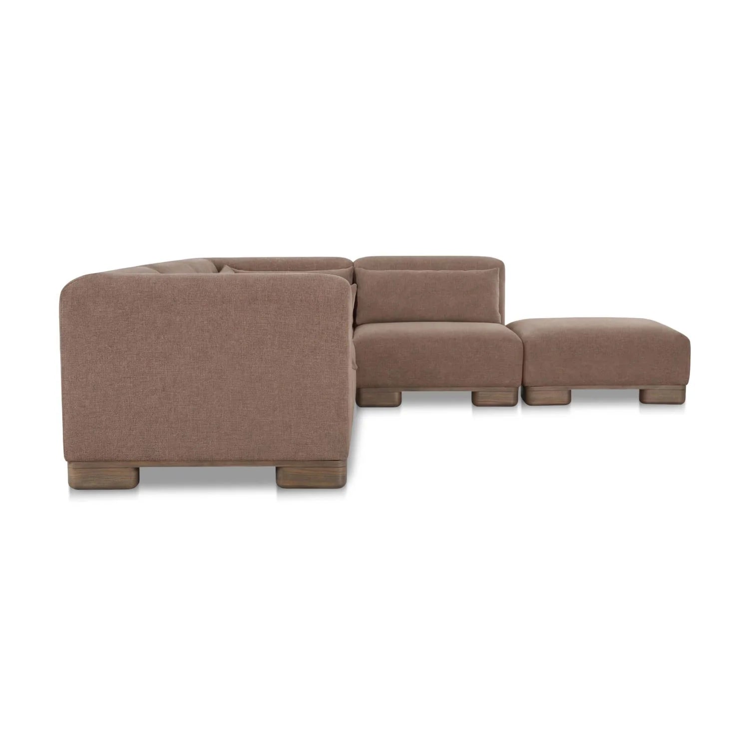 Luxury Fabric Upholstered Modular Sofa Modern Italian Style for Villa