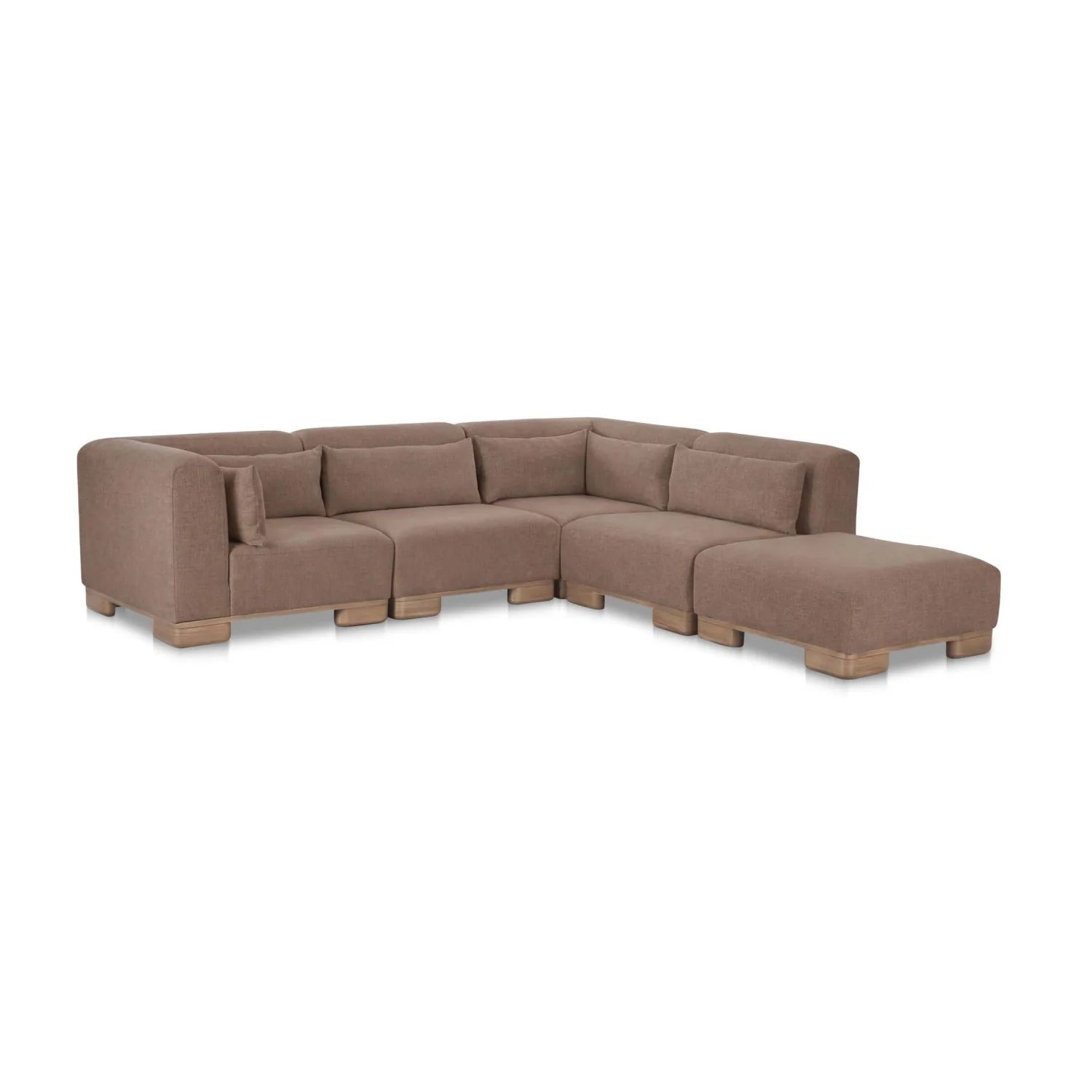 Luxury Fabric Upholstered Modular Sofa Modern Italian Style for Villa