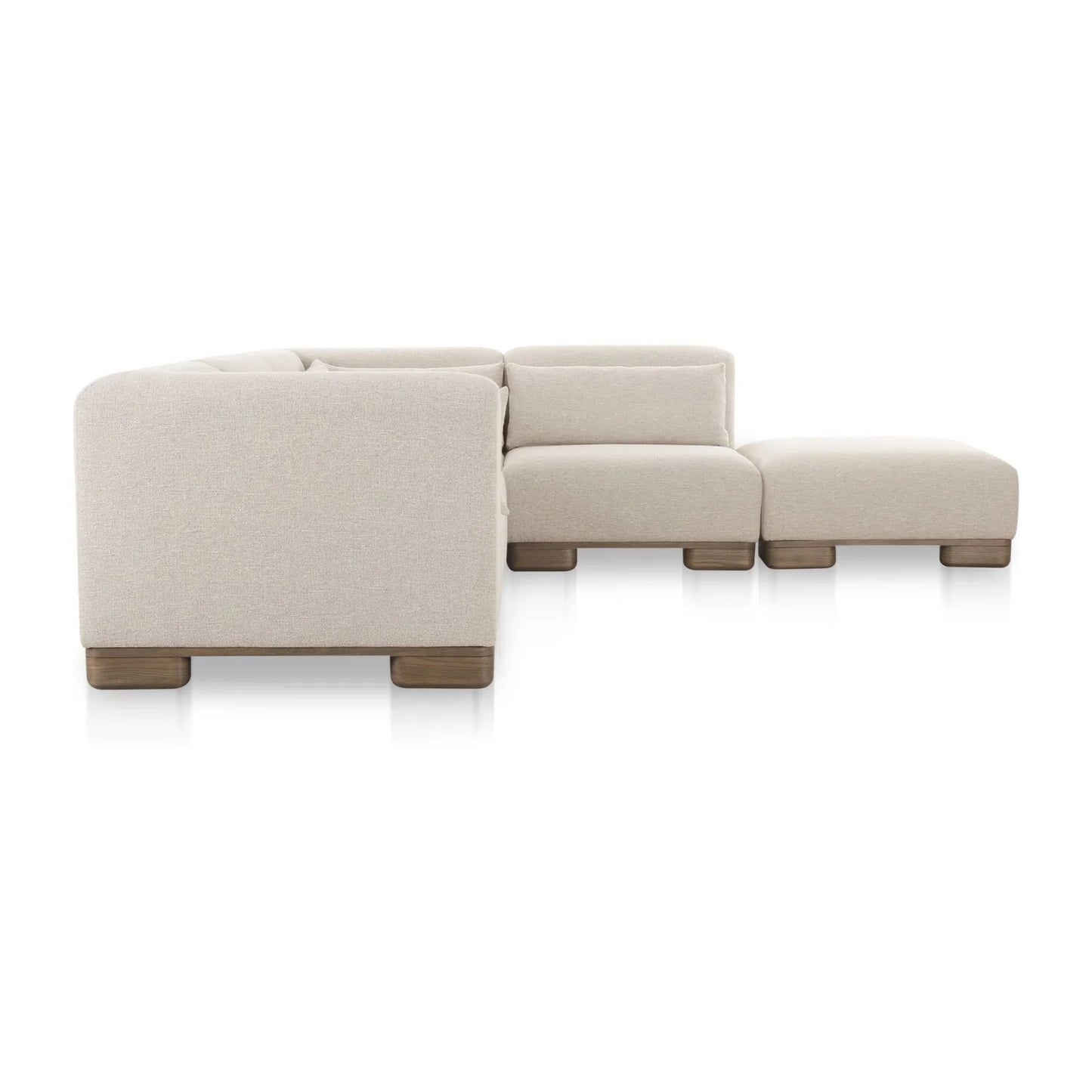 Luxury Fabric Upholstered Modular Sofa Modern Italian Style for Villa