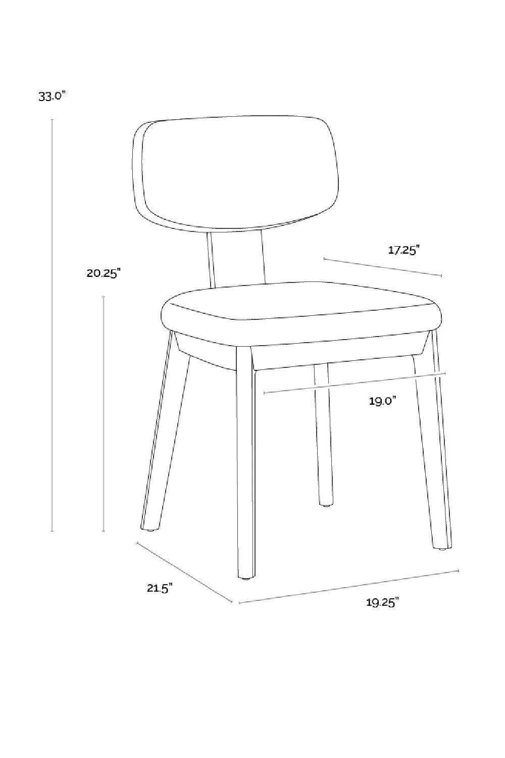 Luxury Fabric Upholstered Oak Dining Chairs European Style for Villa