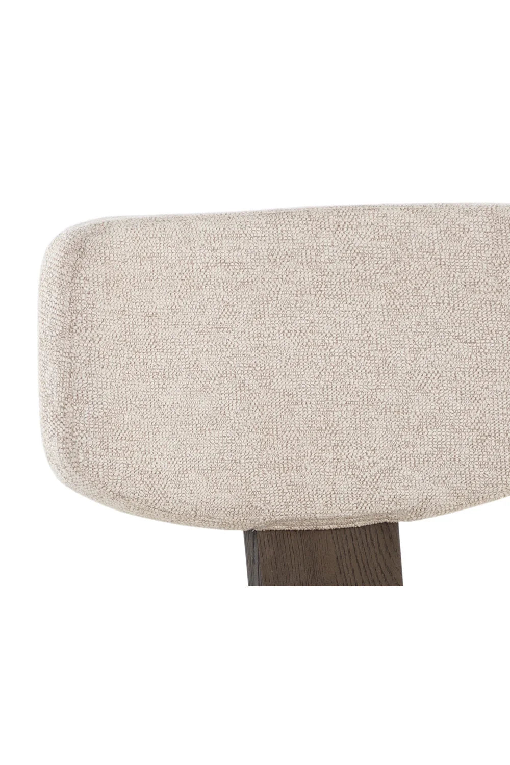 Luxury Fabric Upholstered Oak Dining Chairs European Style for Villa