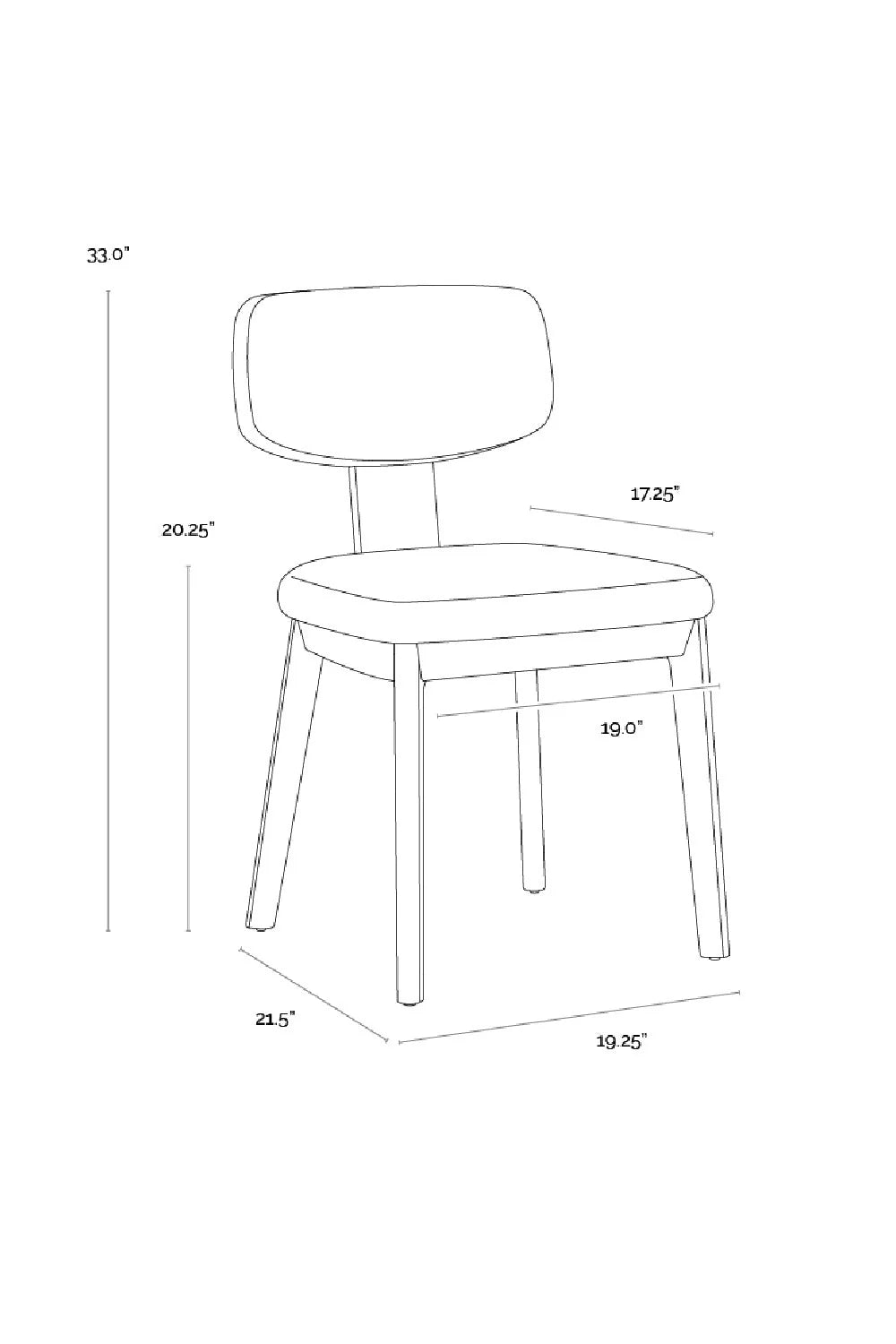 Luxury Fabric Upholstered Oak Dining Chairs European Style for Villa