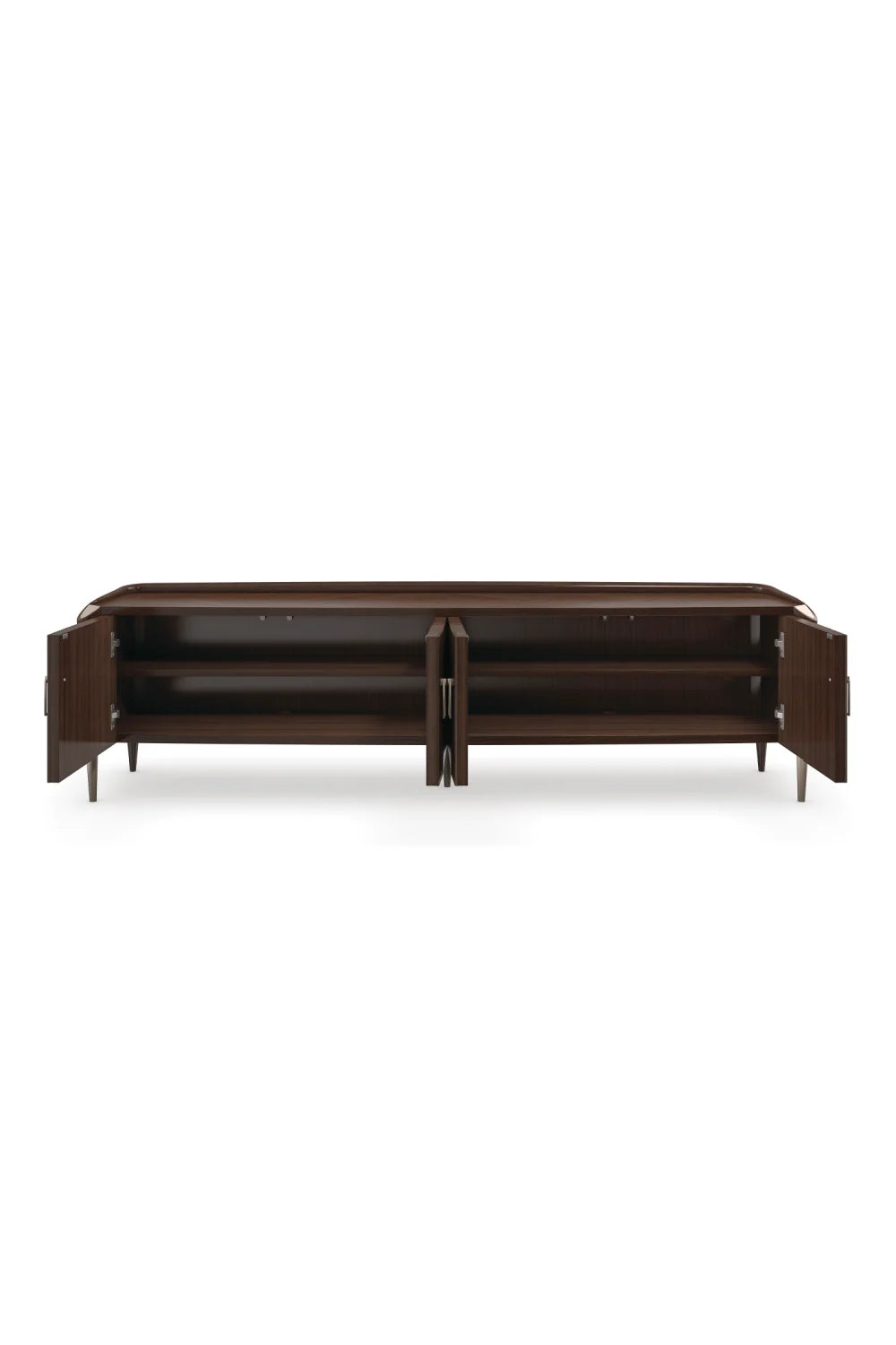 Luxury Faux Bone Media Cabinet Modern Italian Style for Villa