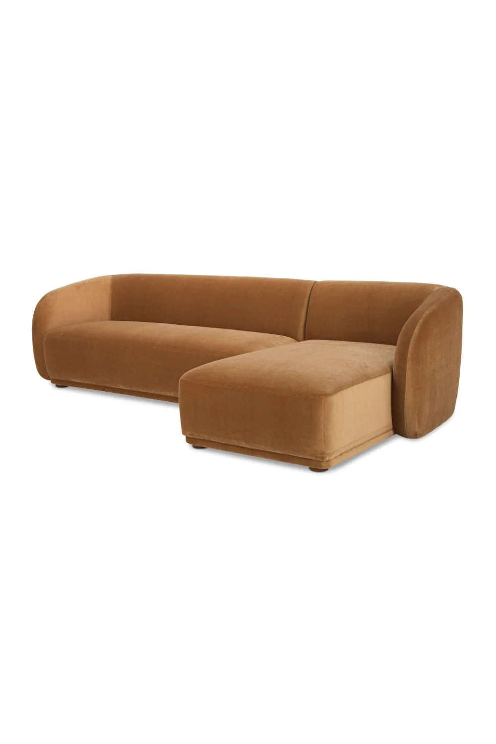 Luxury Faye Fabric Curved Sectional Sofa Modern Italian Style for Villa