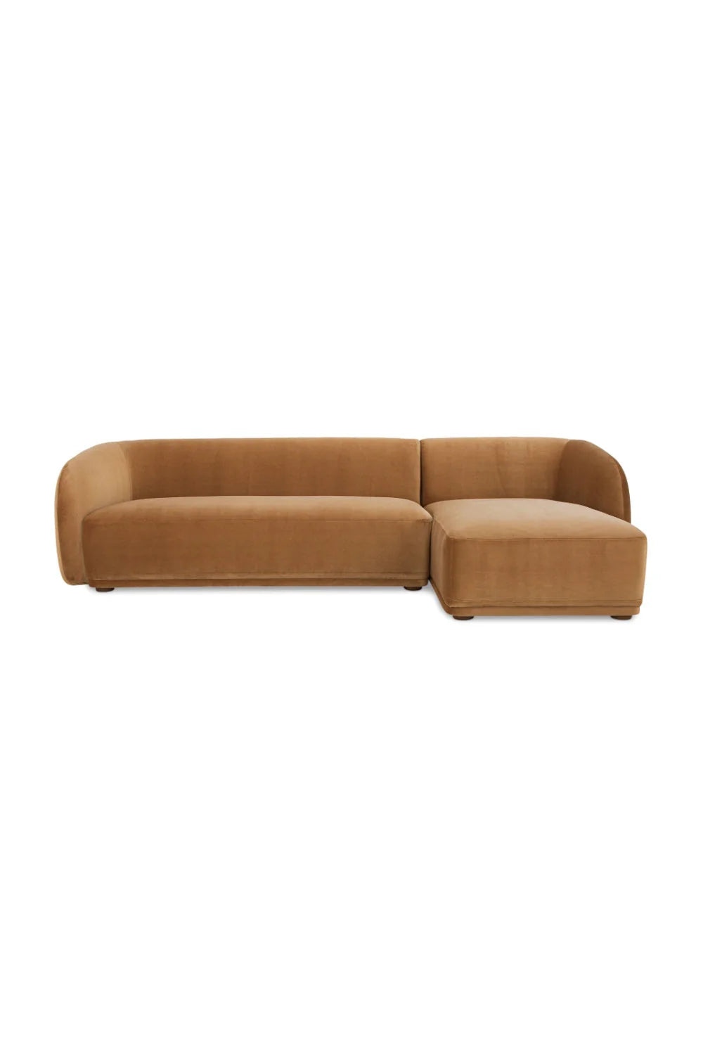 Luxury Faye Fabric Curved Sectional Sofa Modern Italian Style for Villa