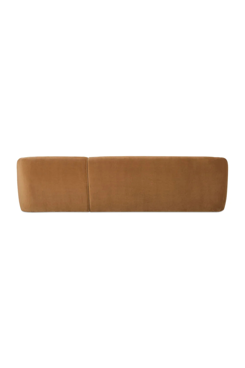 Luxury Faye Fabric Curved Sectional Sofa Modern Italian Style for Villa