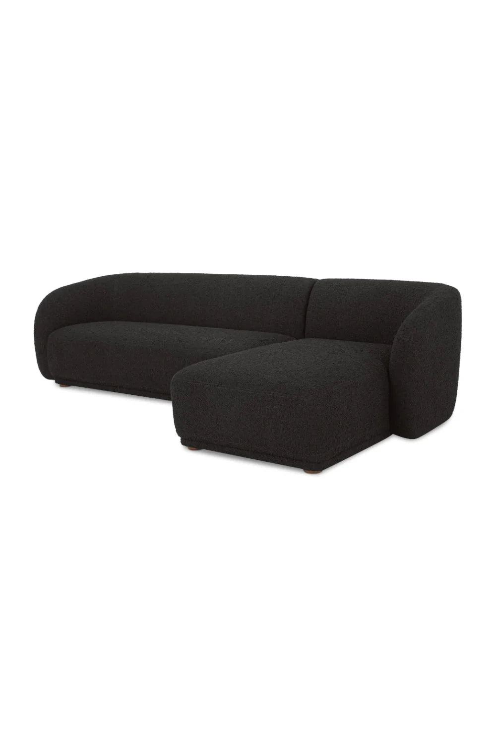 Luxury Faye Fabric Curved Sectional Sofa Modern Italian Style for Villa