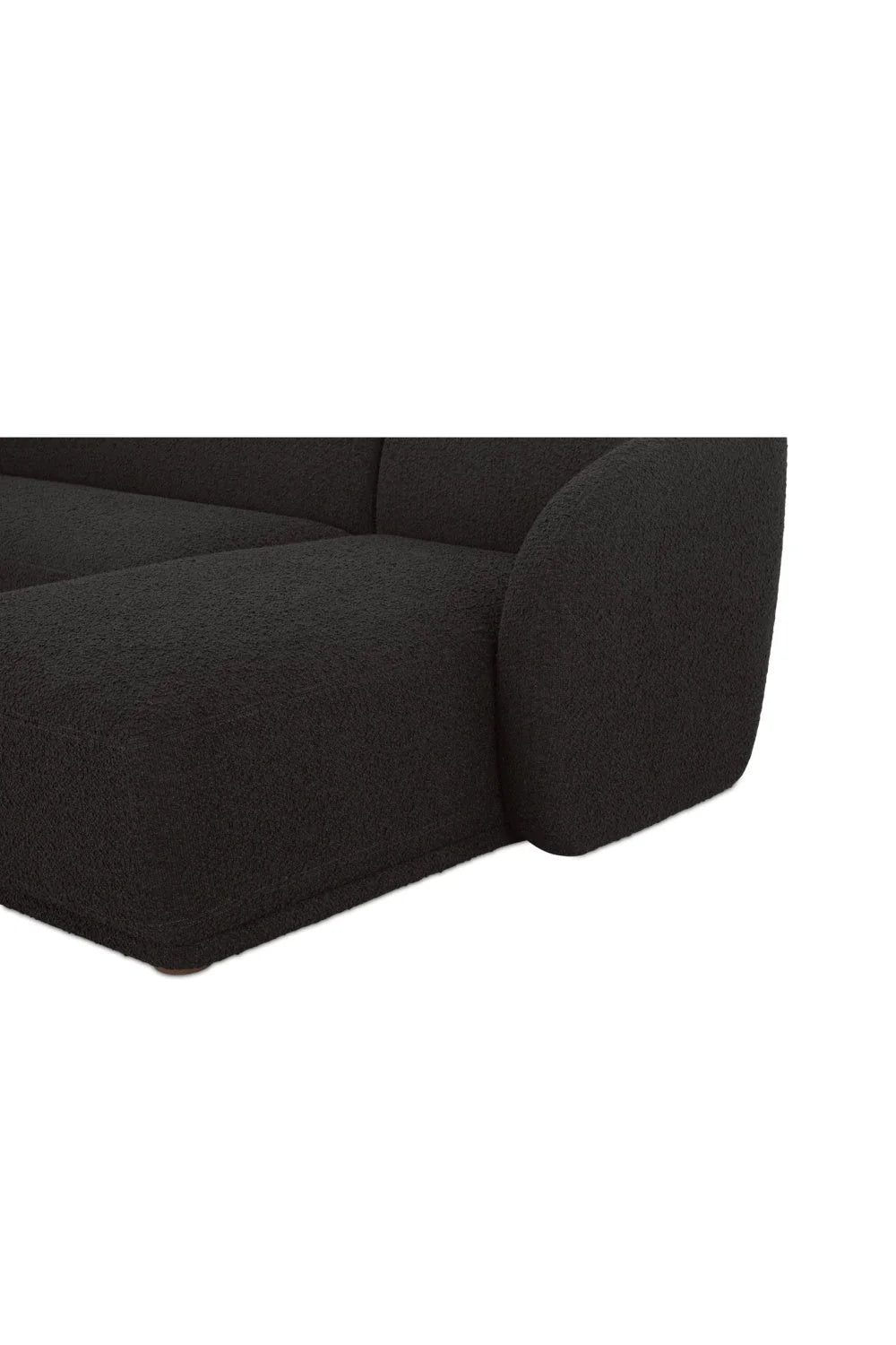Luxury Faye Fabric Curved Sectional Sofa Modern Italian Style for Villa