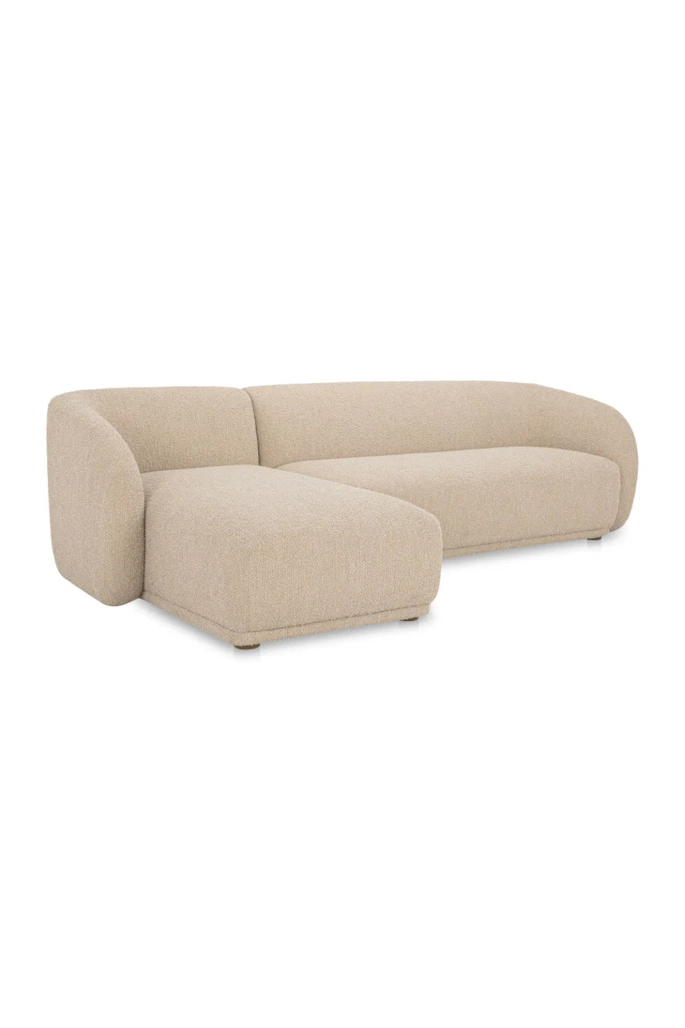 Luxury Faye Fabric Curved Sectional Sofa Modern Italian Style for Villa