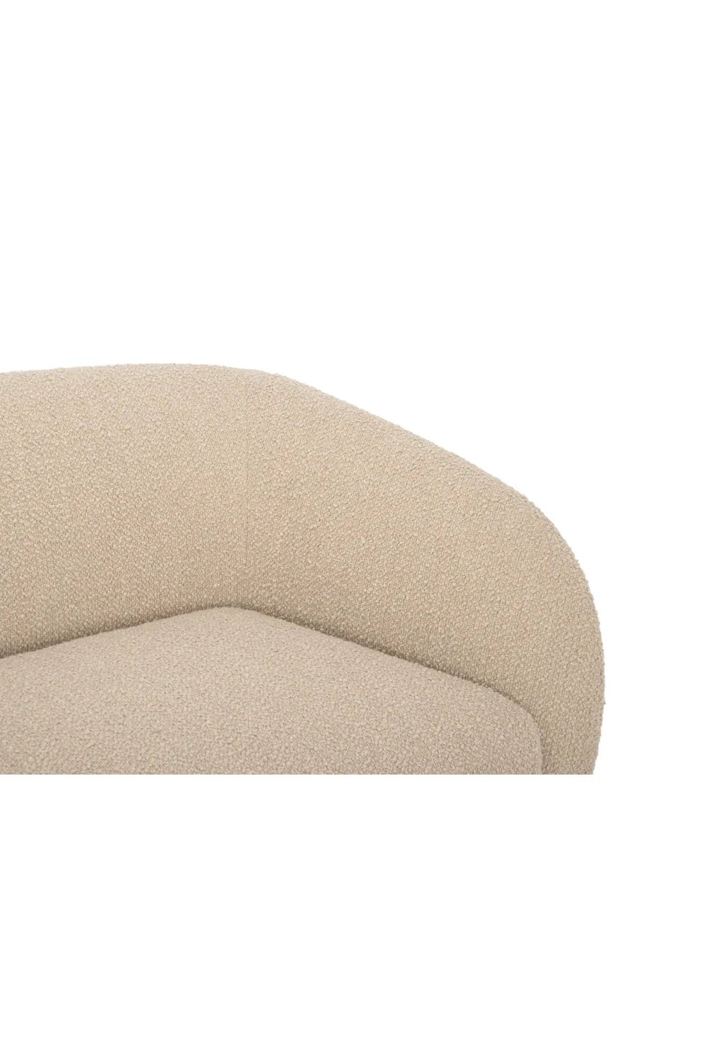 Luxury Faye Fabric Curved Sectional Sofa Modern Italian Style for Villa
