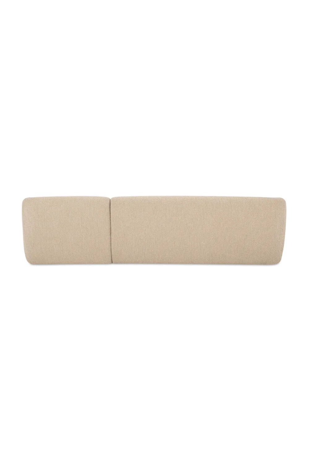 Luxury Faye Fabric Curved Sectional Sofa Modern Italian Style for Villa
