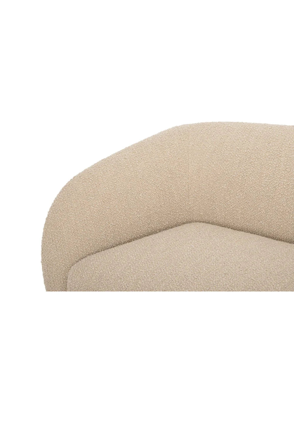 Luxury Faye Fabric Curved Sectional Sofa Modern Italian Style for Villa
