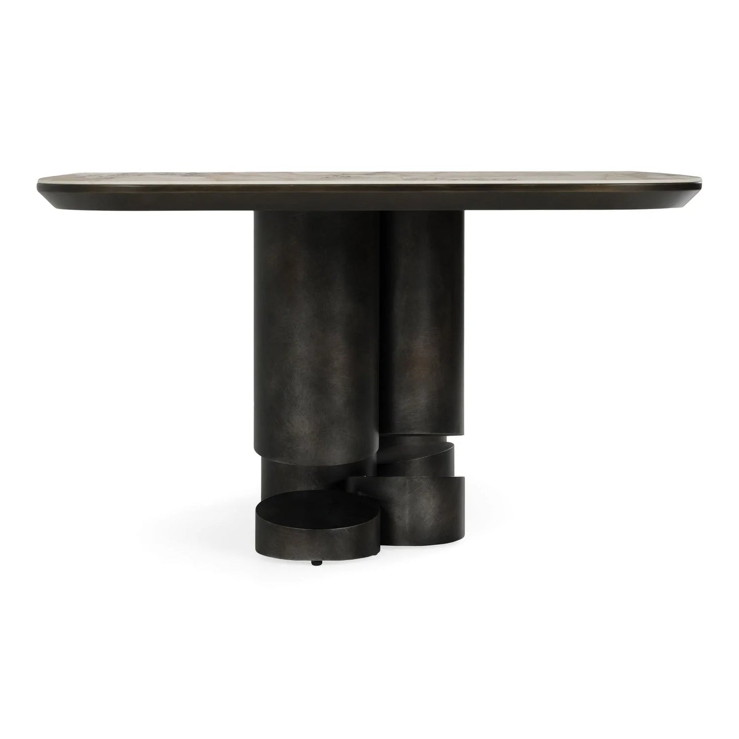 Luxury Finsbury Ceramic Oval Dining Table Modern Italian Style for Villa