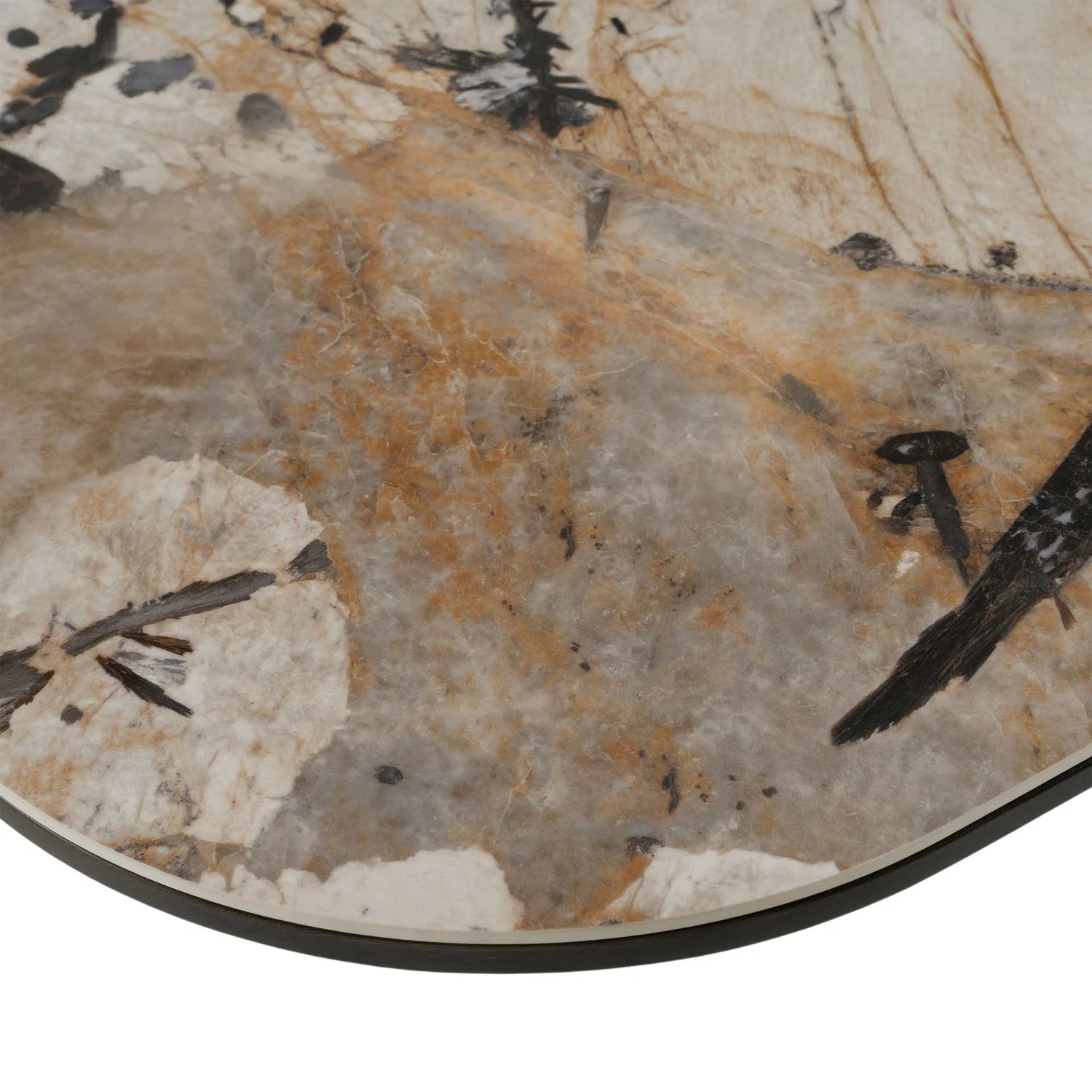 Luxury Finsbury Ceramic Oval Dining Table Modern Italian Style for Villa