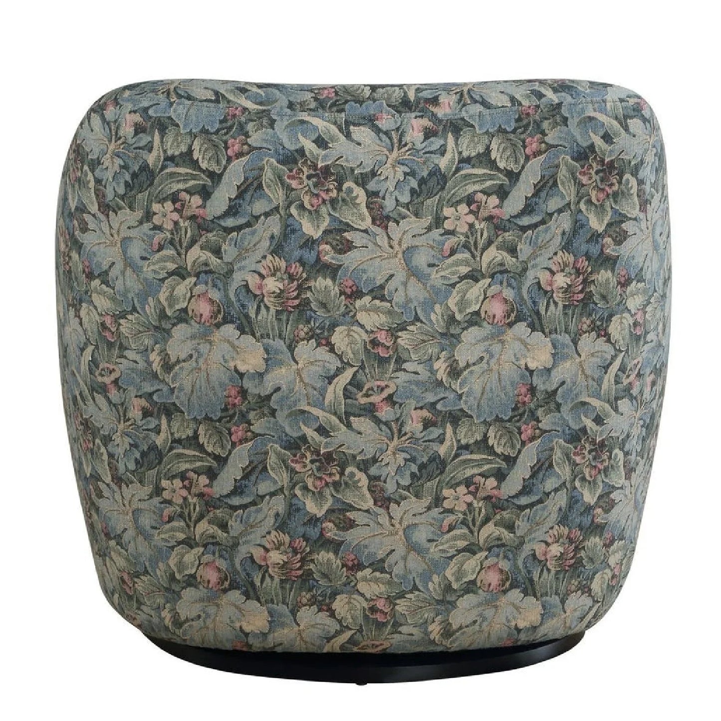 Luxury Floral Tapestry Swivel Lounge Chair European Style for Villa