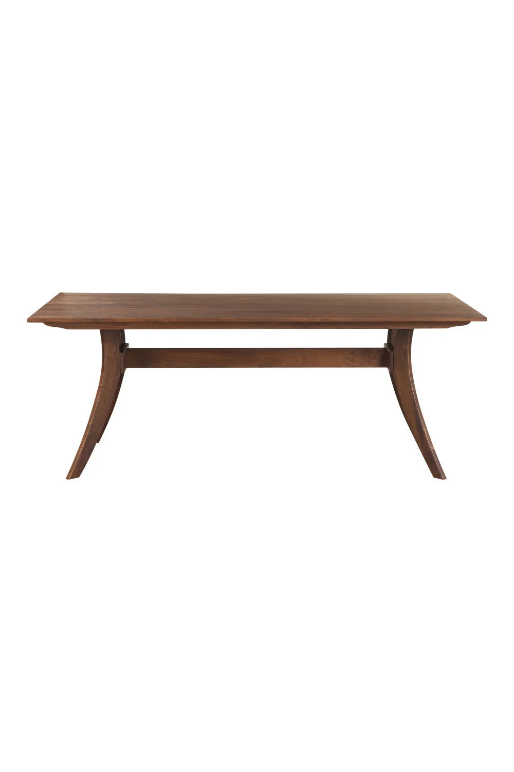 Luxury Florence Walnut Dining Table Modern Italian Style for Villa