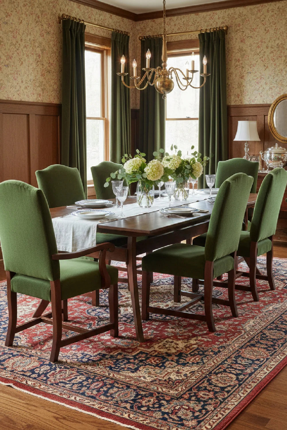Luxury Florence Walnut Dining Table Modern Italian Style for Villa
