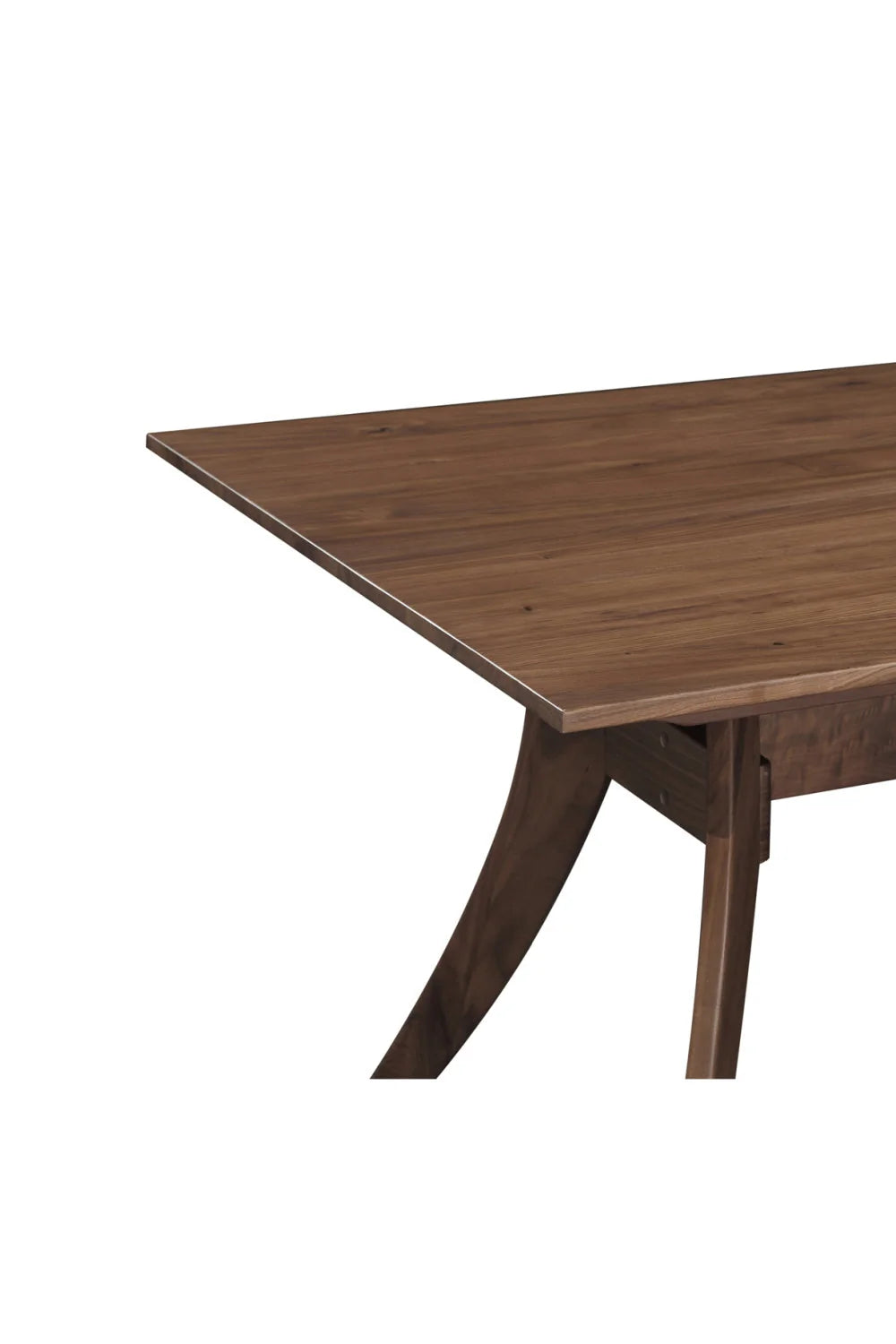 Luxury Florence Walnut Dining Table Modern Italian Style for Villa