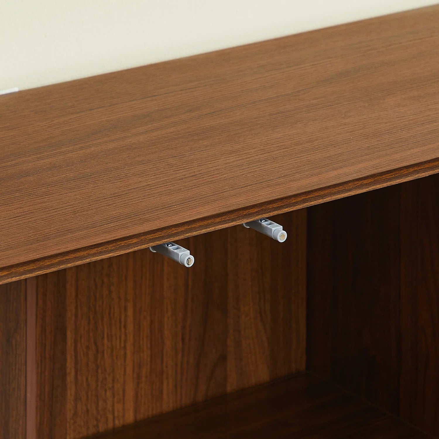 Luxury Fluted Wood Entryway Sideboard European Style for Villa