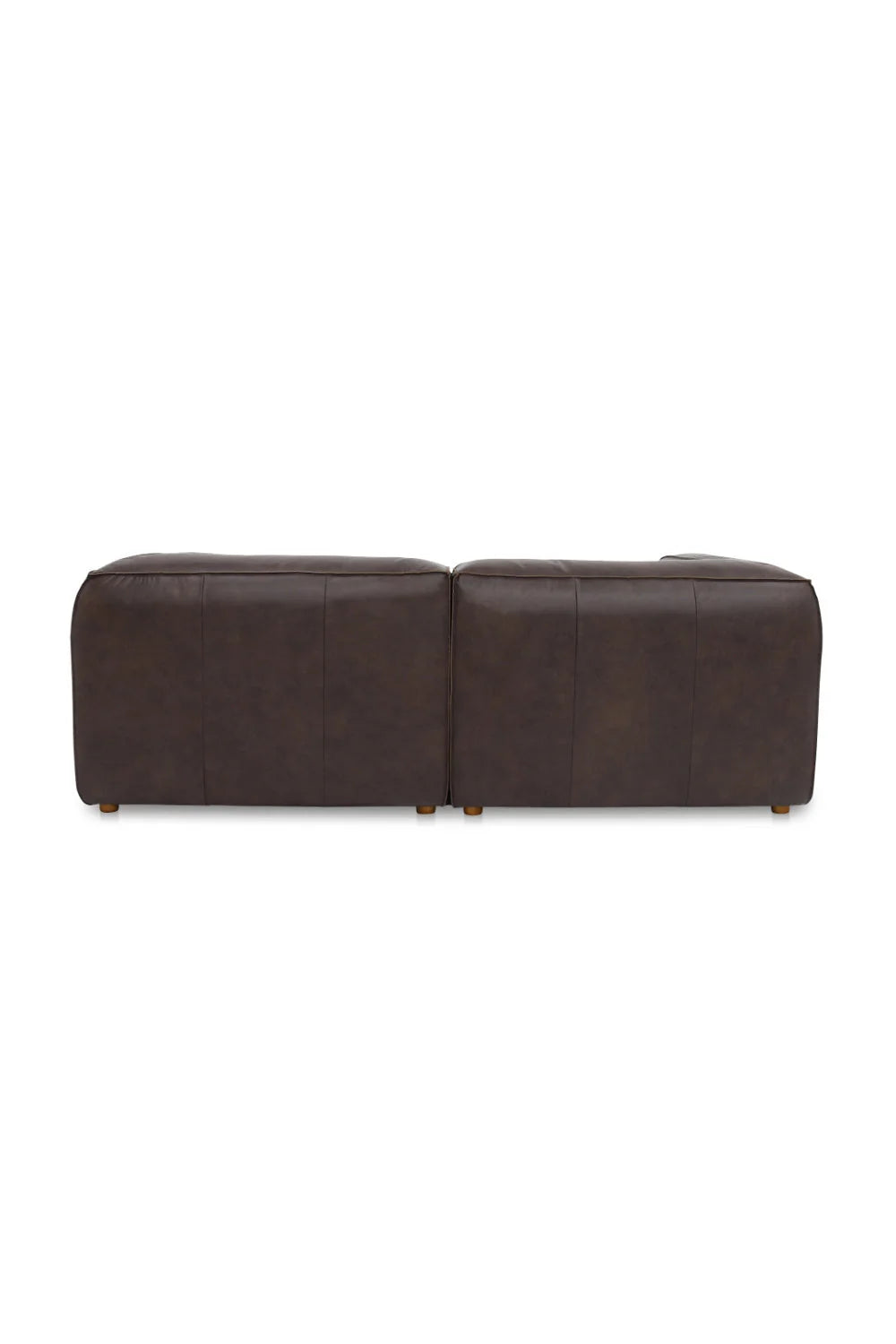 Luxury Form Modular Leather Nook Sofa Modern Italian Style for Villa