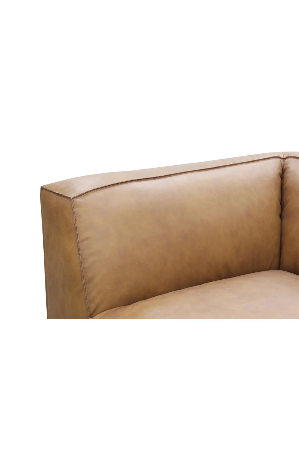 Luxury Form Modular Leather Nook Sofa Modern Italian Style for Villa