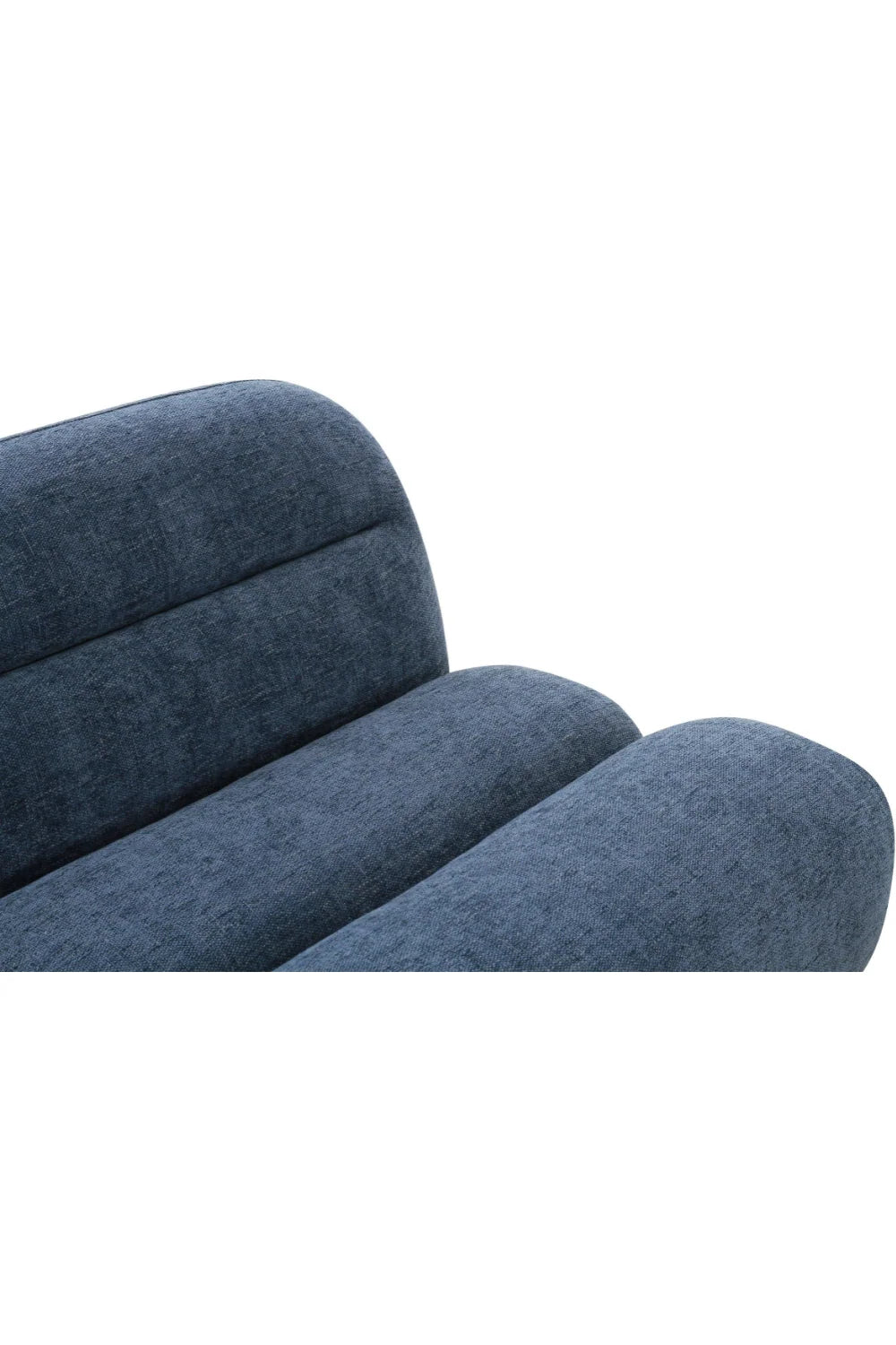 Luxury Forman Blue Fabric Armless Modular Sofa Modern Italian Style for Villa