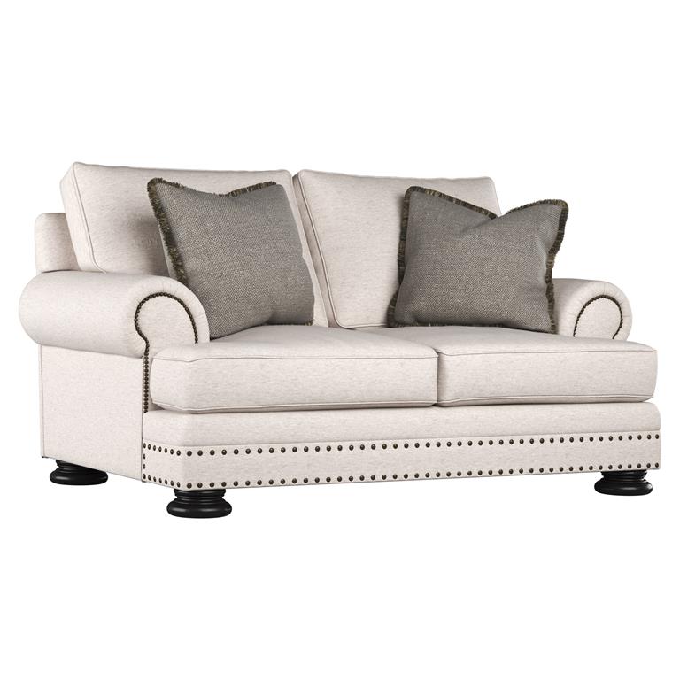Luxury Foster Fabric Loveseat Modern Italian Style for Villa